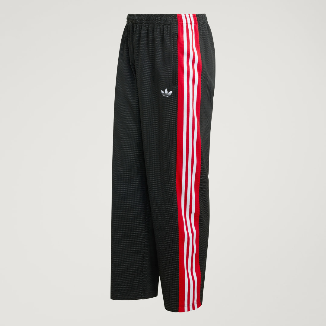 Detalle de Pantalón holgado de malla Adidas negro