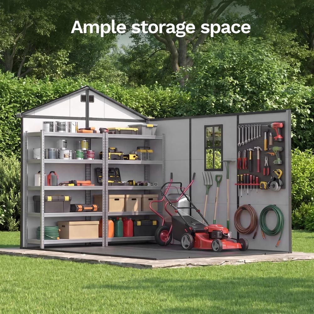 Detalle 1 de Patiowell Resin Storage Shed 8 x 10 ft