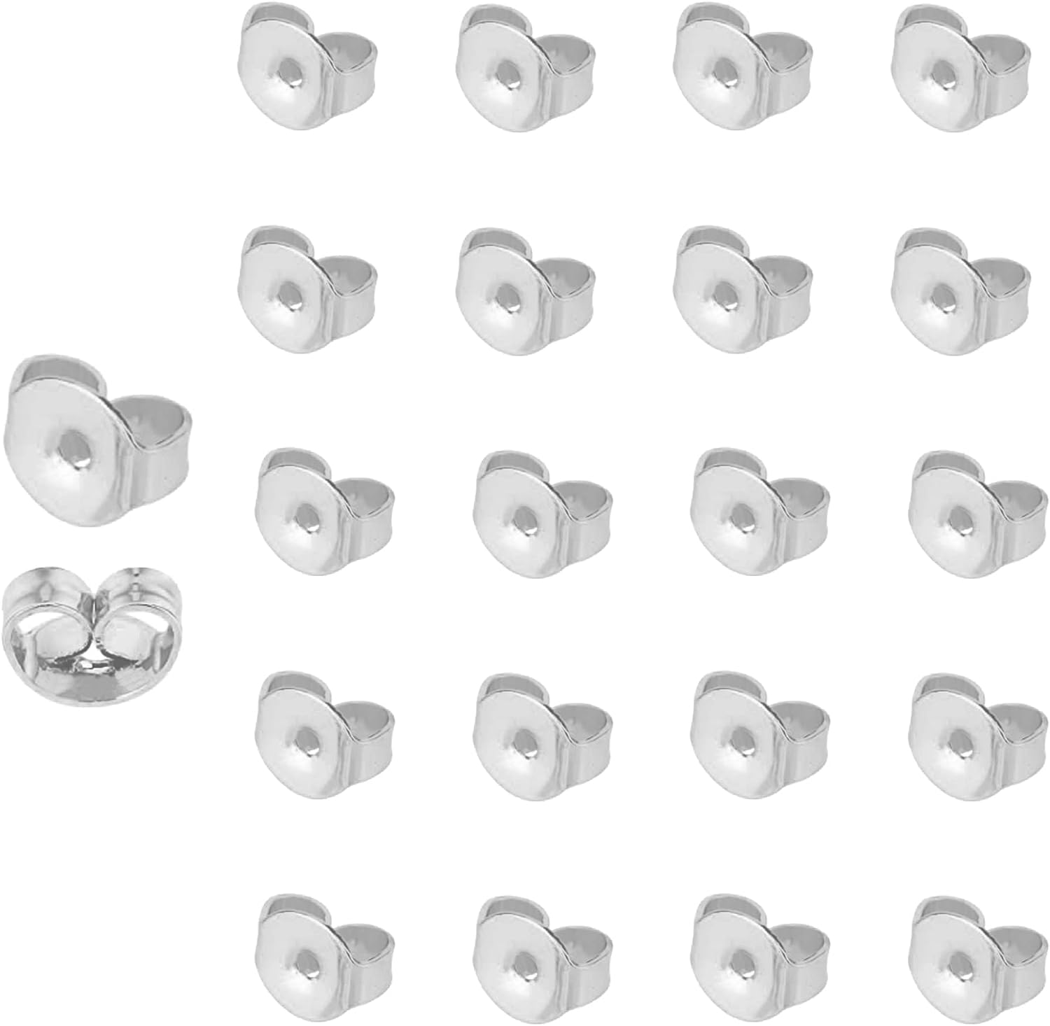 Thumbnail 1 de The Bead Shop | 20pcs / 10 paires de bouchons papillon doré 18 carats pour réveil d’oreilles à clous