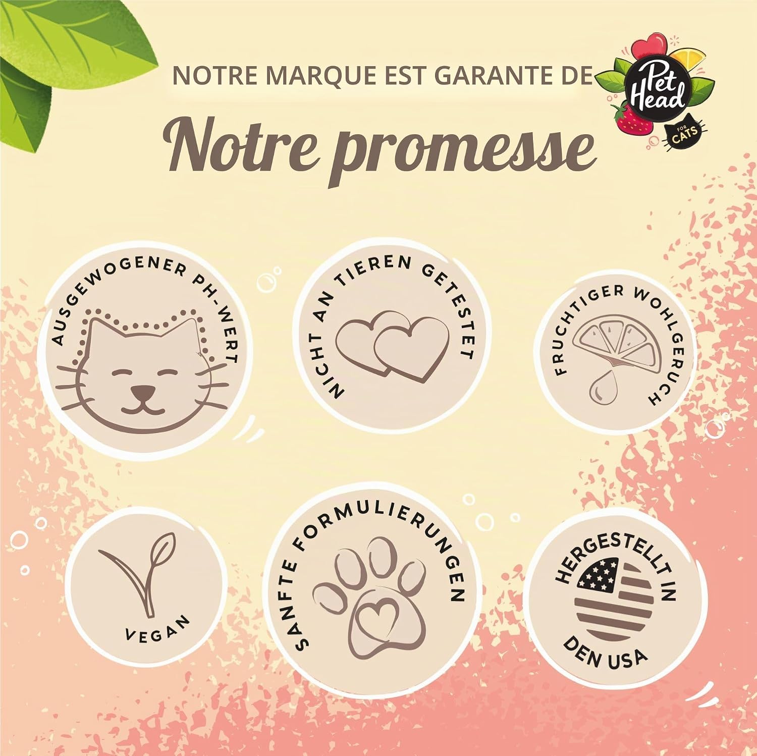 Thumbnail 5 de Pet Head Felin' Good Shampoing pour Chats — 300 ml, parfum citron, neutre et vegan