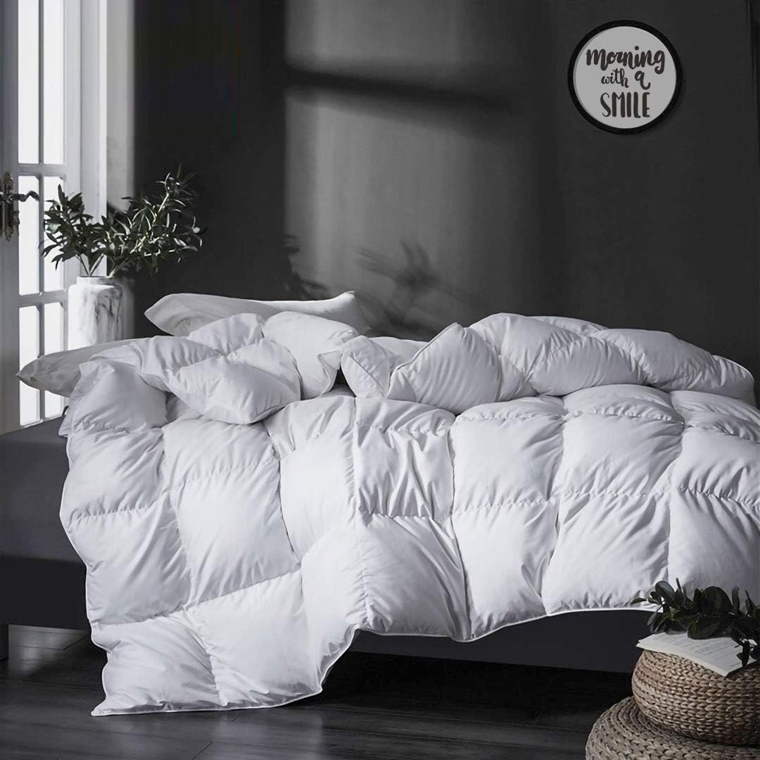 Detalle 2 de APSMILE All Season King Down Feather Fibre Comforter, 106 x 90 in, 39 oz