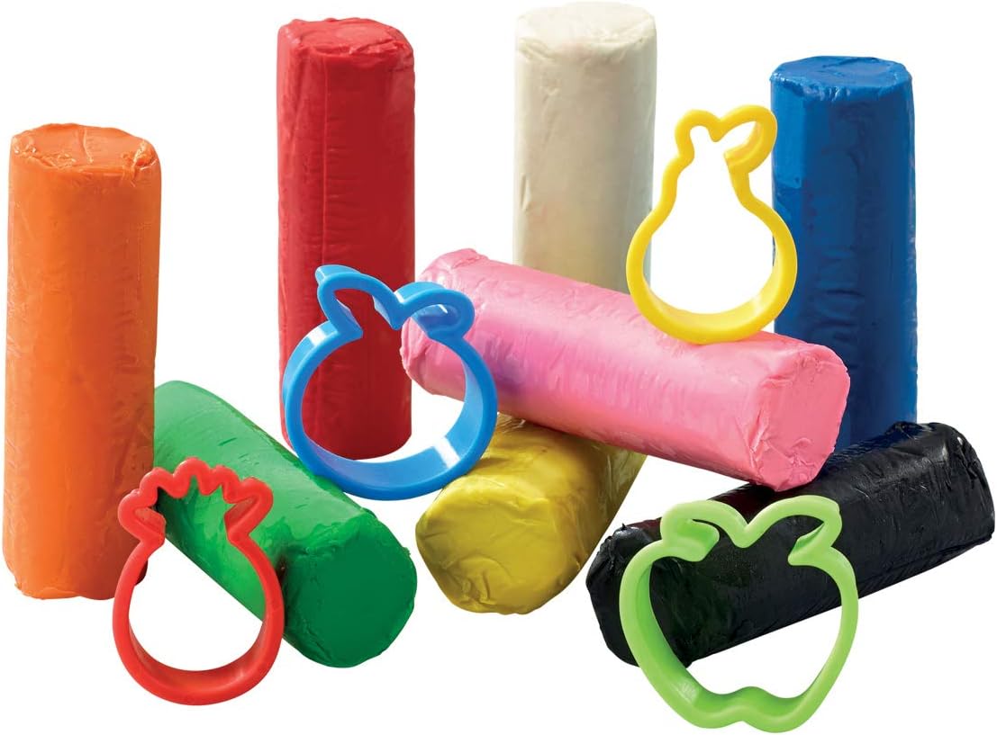 Detalle de The Original Plasticine FunTUBulous Modelling Clay – 8 colours in a sturdy bucket for ages 3+