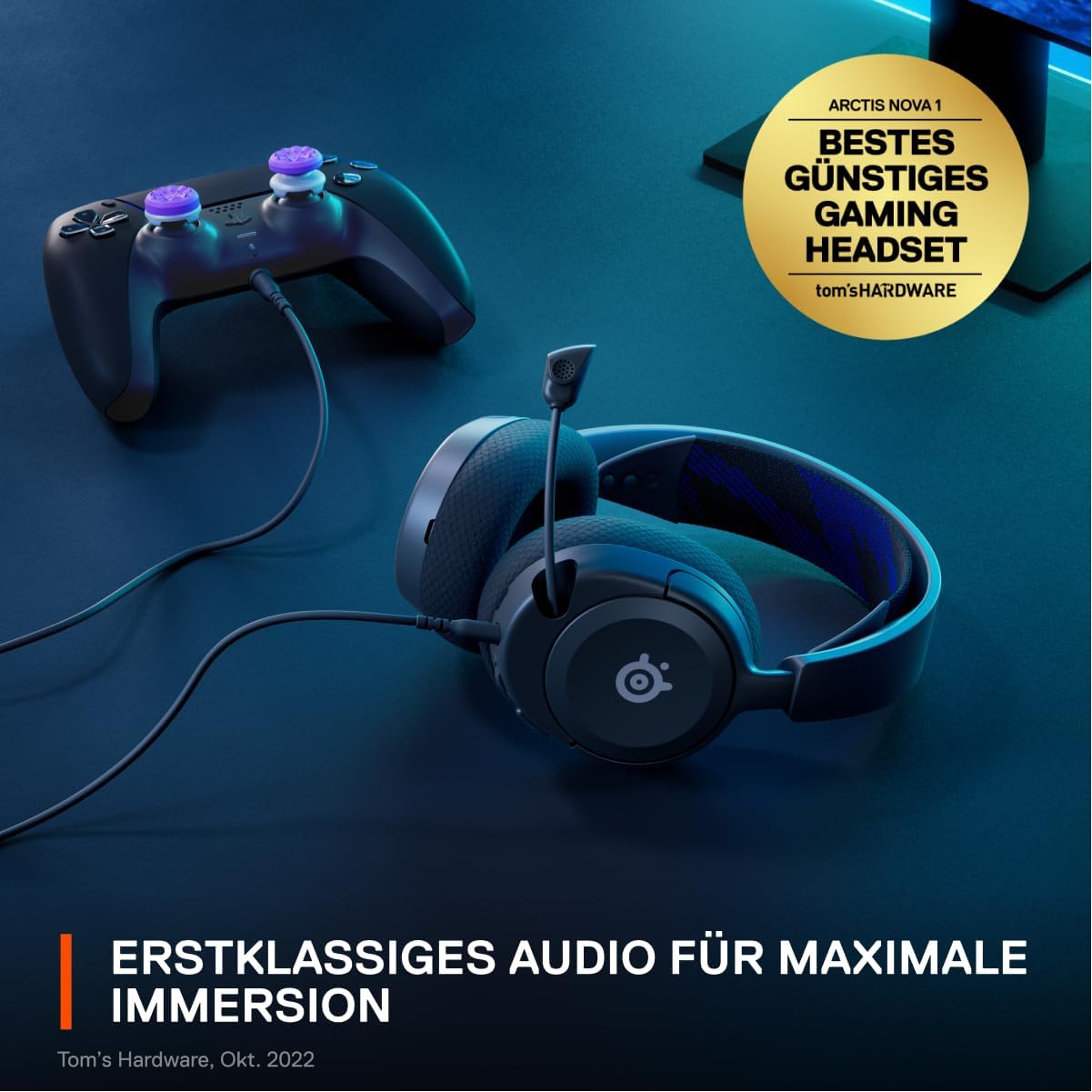 Detalle de SteelSeries Arctis Nova 1P Gaming-Headset
