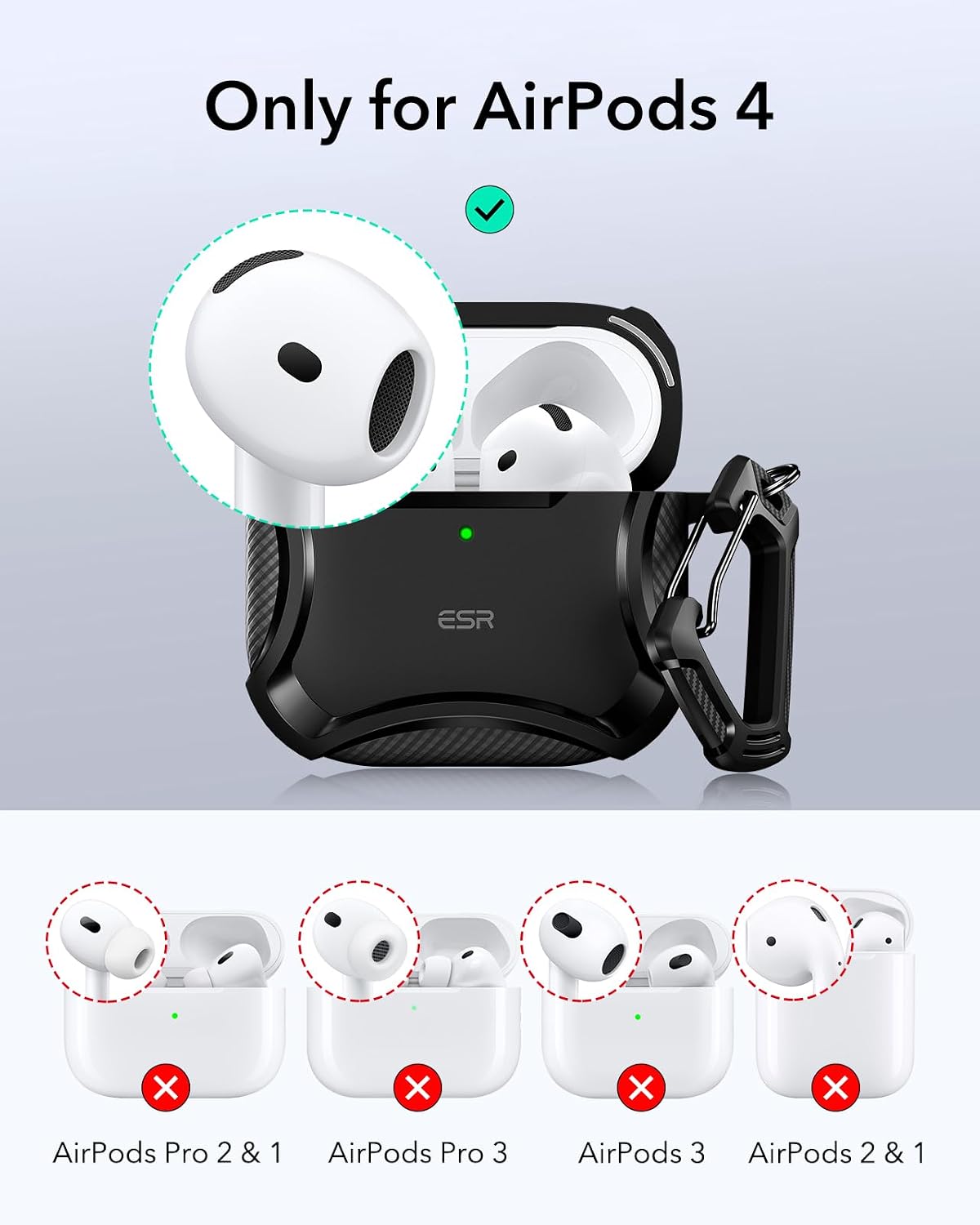 Thumbnail 1 de ESR Cyber Series AirPods 4 Case