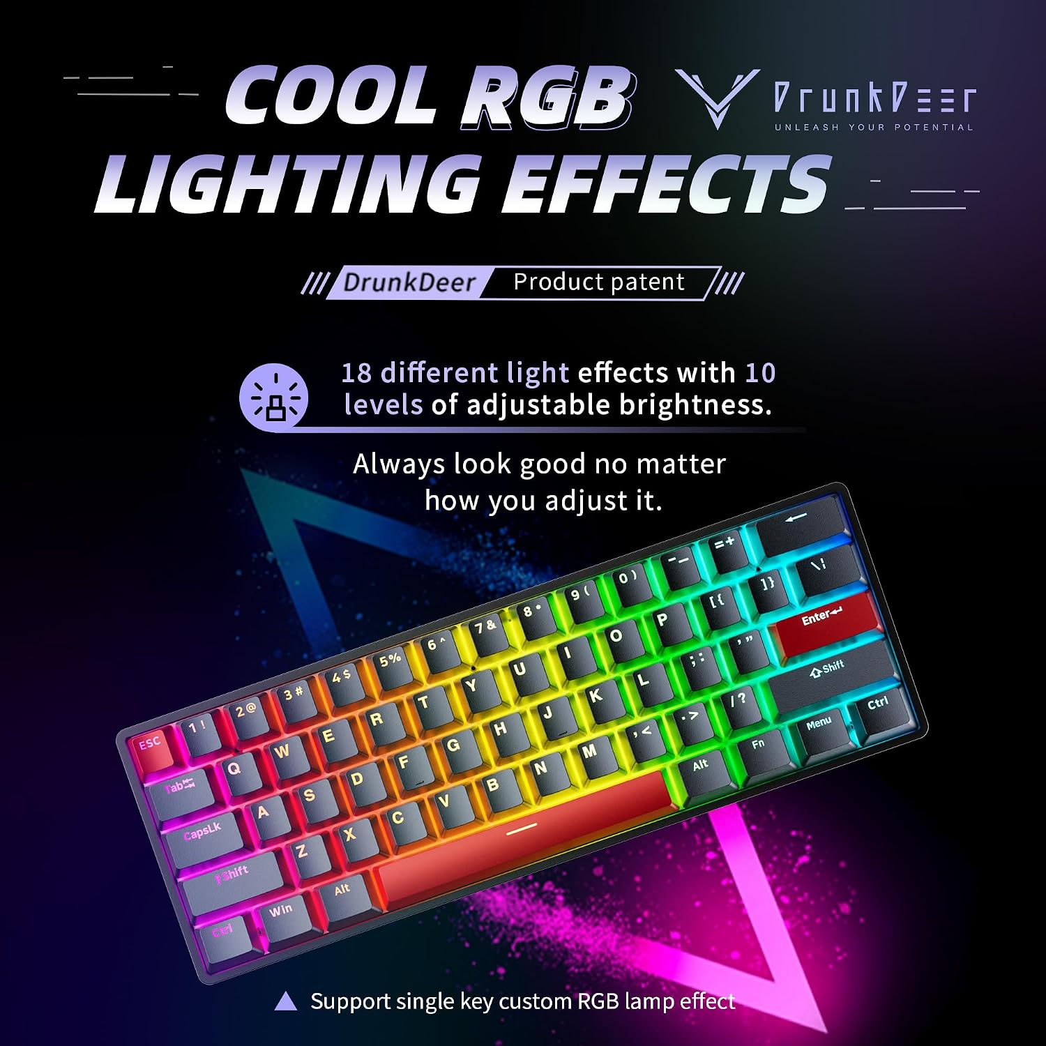 Detalle 2 de DrunkDeer G60 Rapid Trigger Tastatur