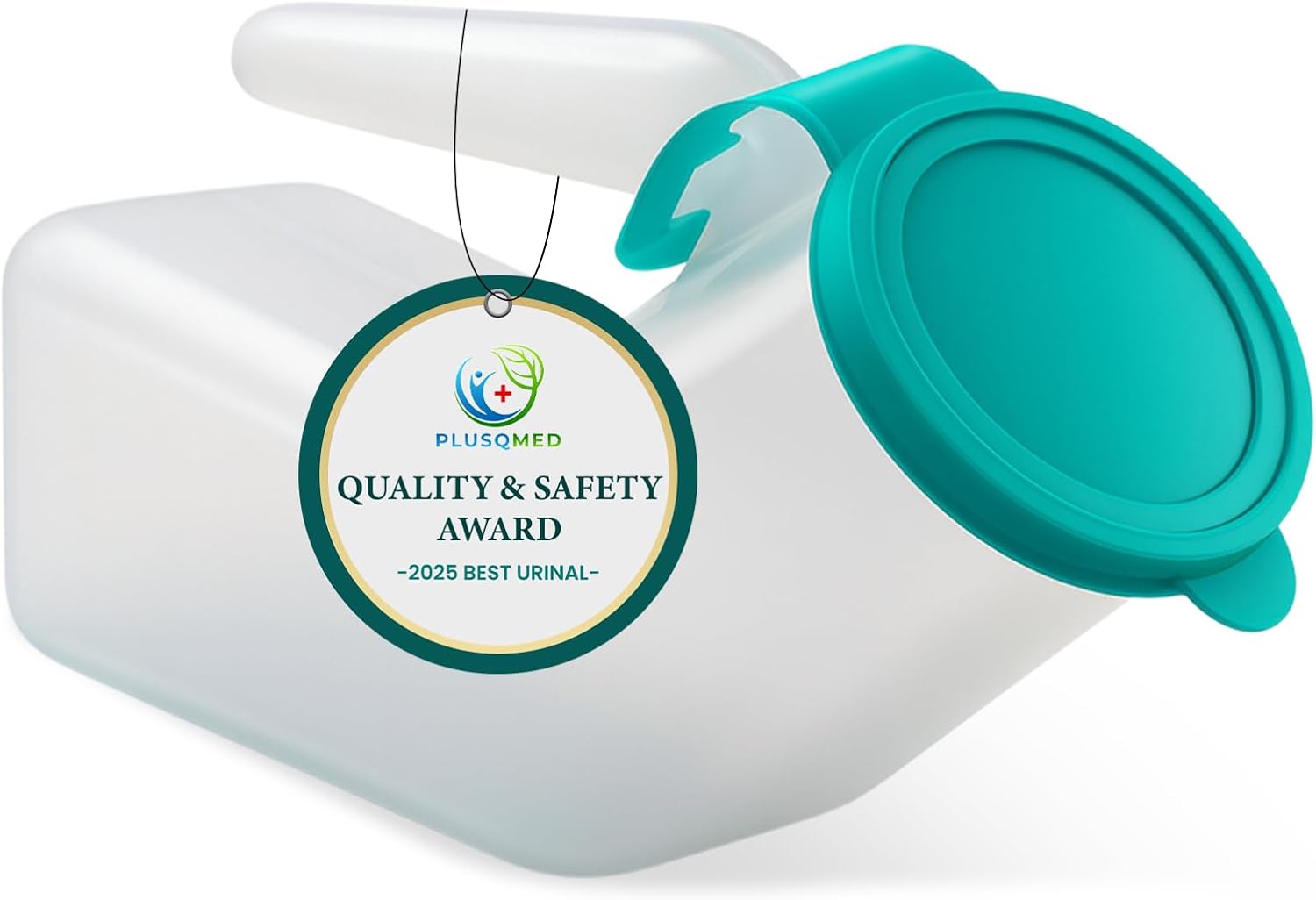 Detalle de Plusqmed Urinal Bottle Glow Lid 1000ml