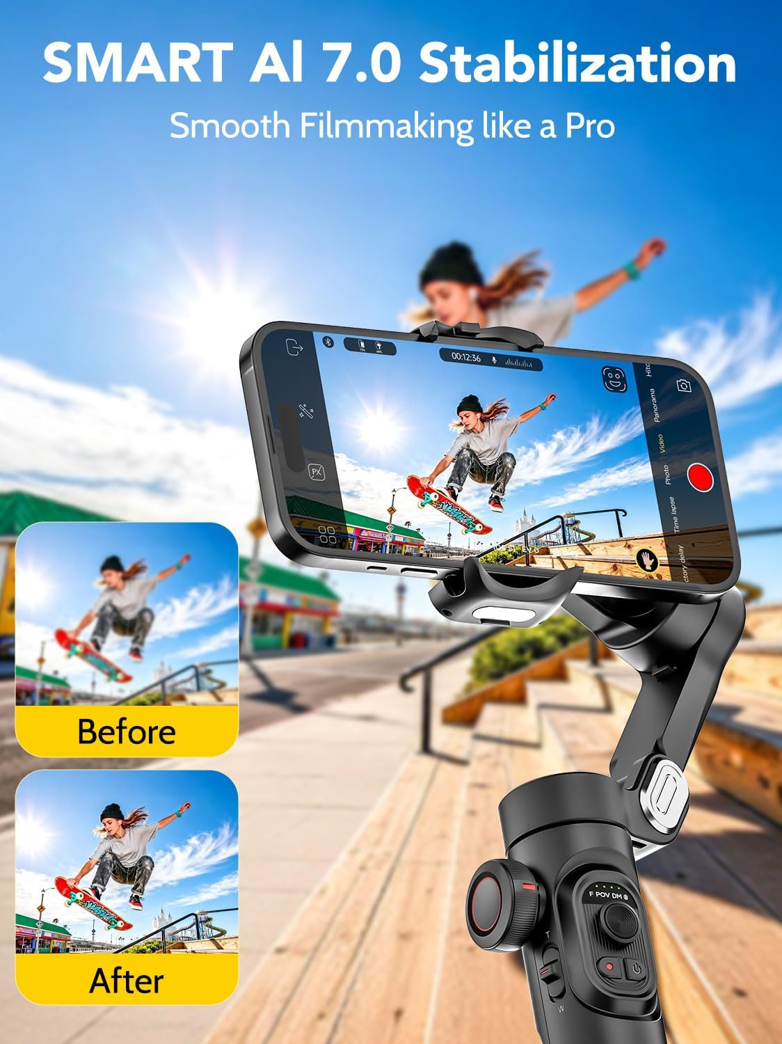 Detalle de AOCHUAN Smart XE 2600mAh Gimbal