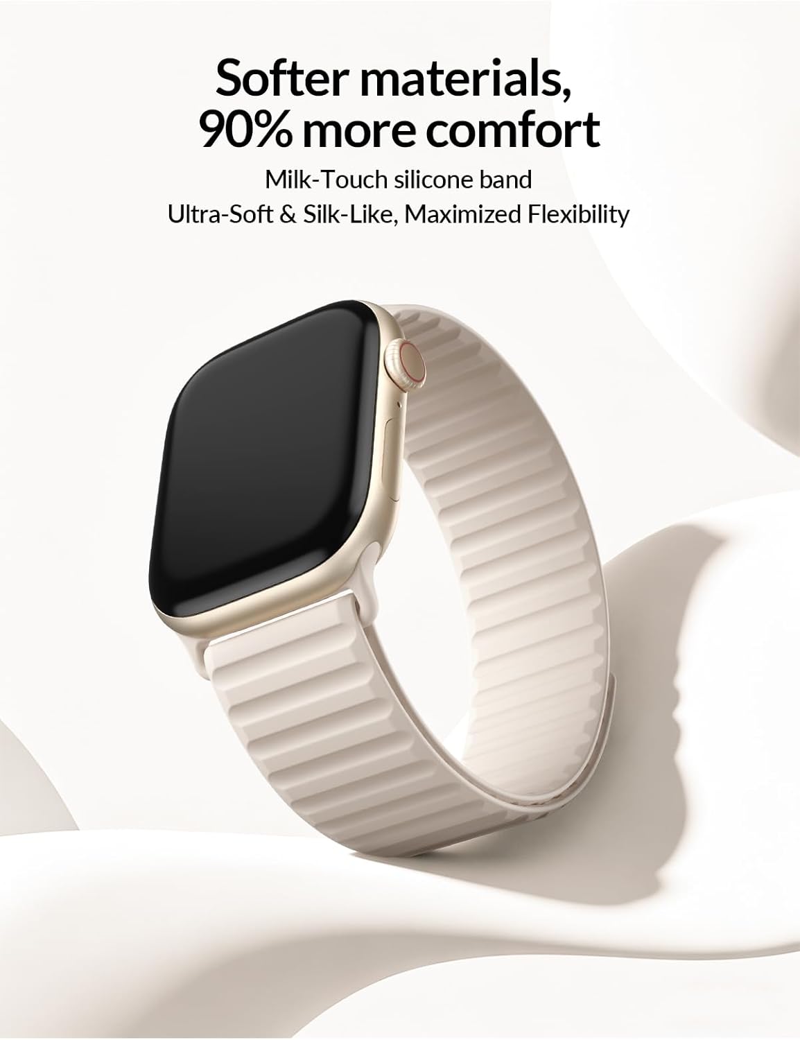 Thumbnail 4 de Patented Magnetic Sport Silicone Band for Apple Watch (40mm–49mm)