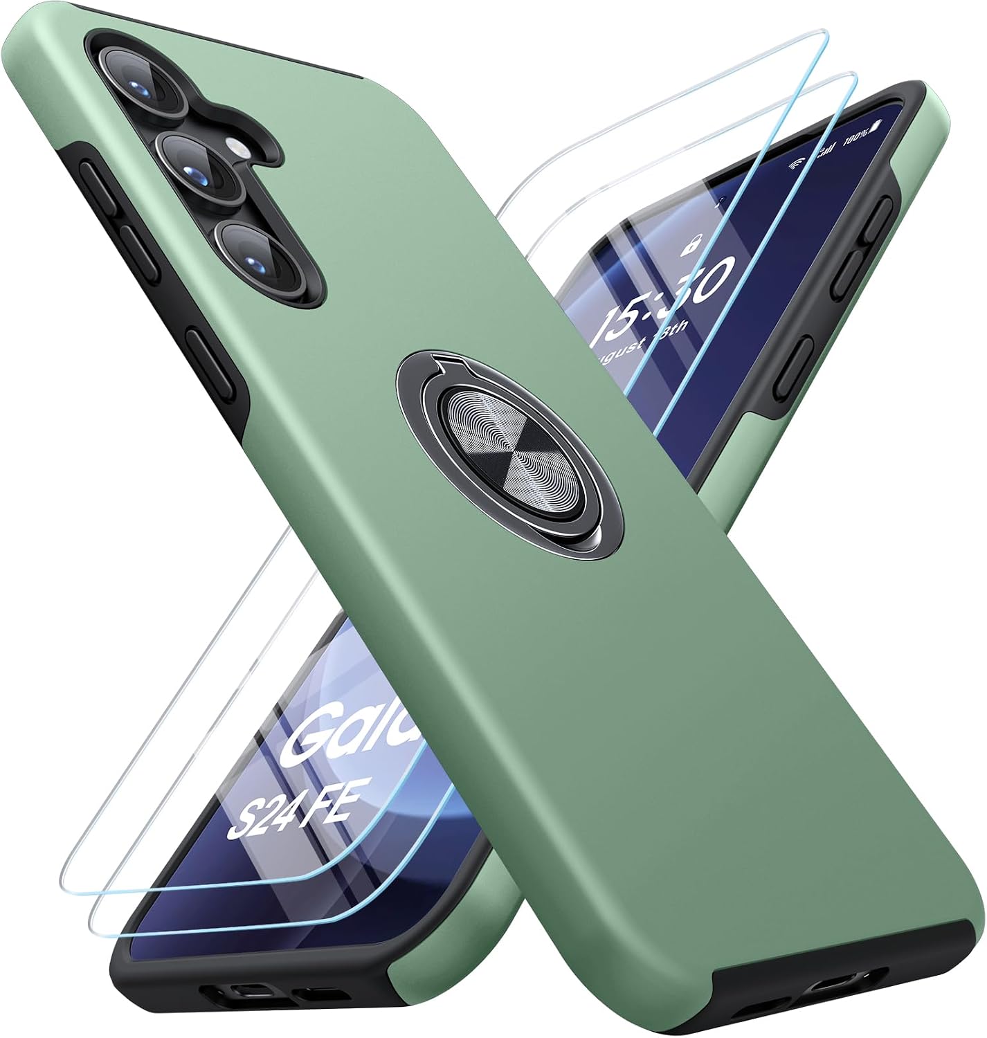 Detalle de AOUIA Samsung Galaxy S24 FE Case 3-in-1 set