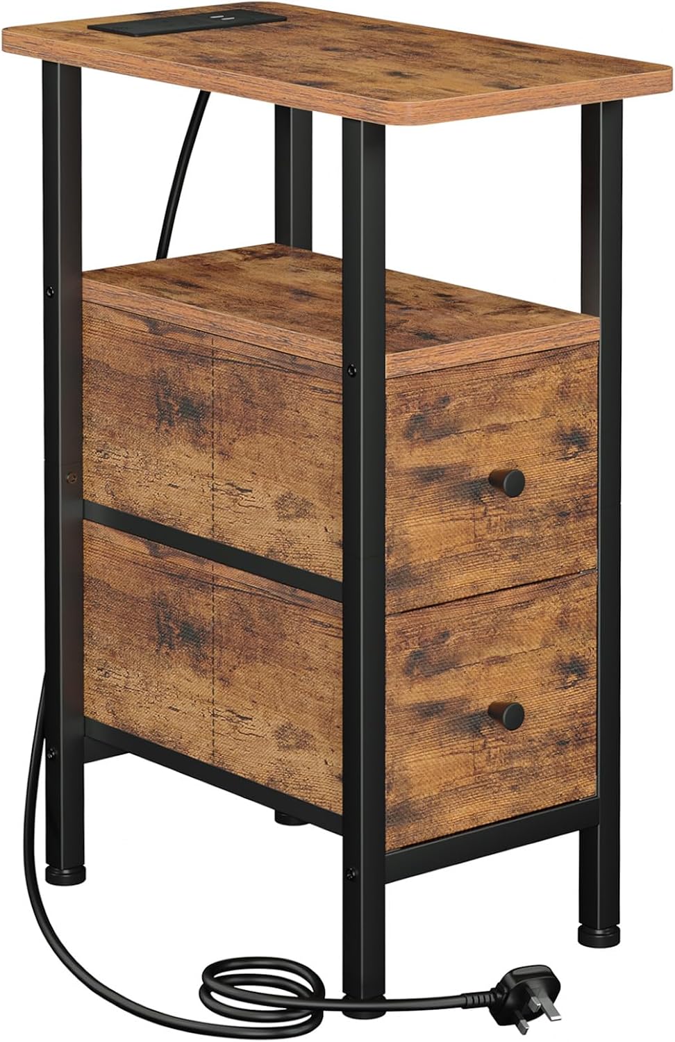 Detalle de AMHANCIBLE Slim Bedside Table 40cm