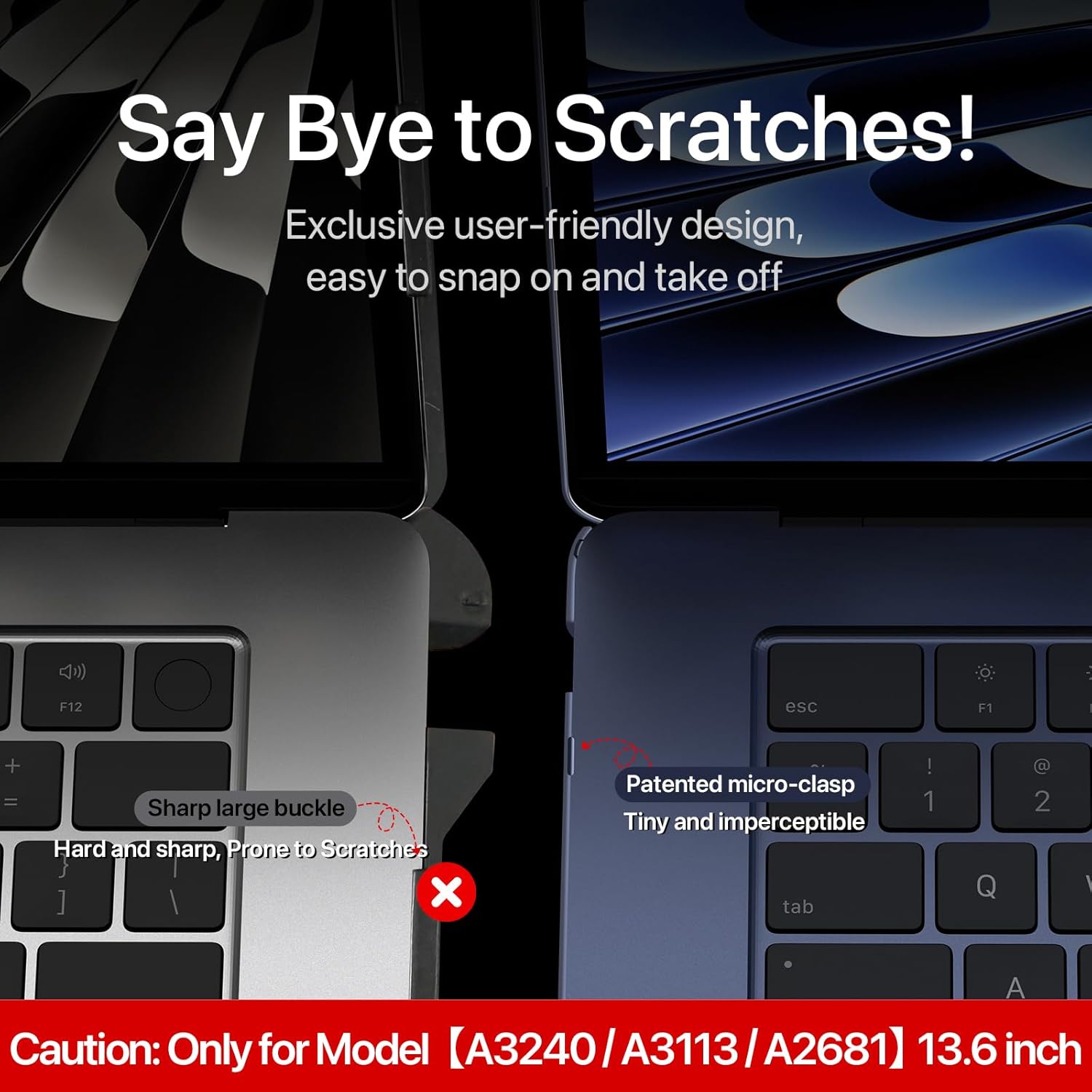 Thumbnail 6 de Soonjet MacBook Air M4 13.6" Hard Shell Case
