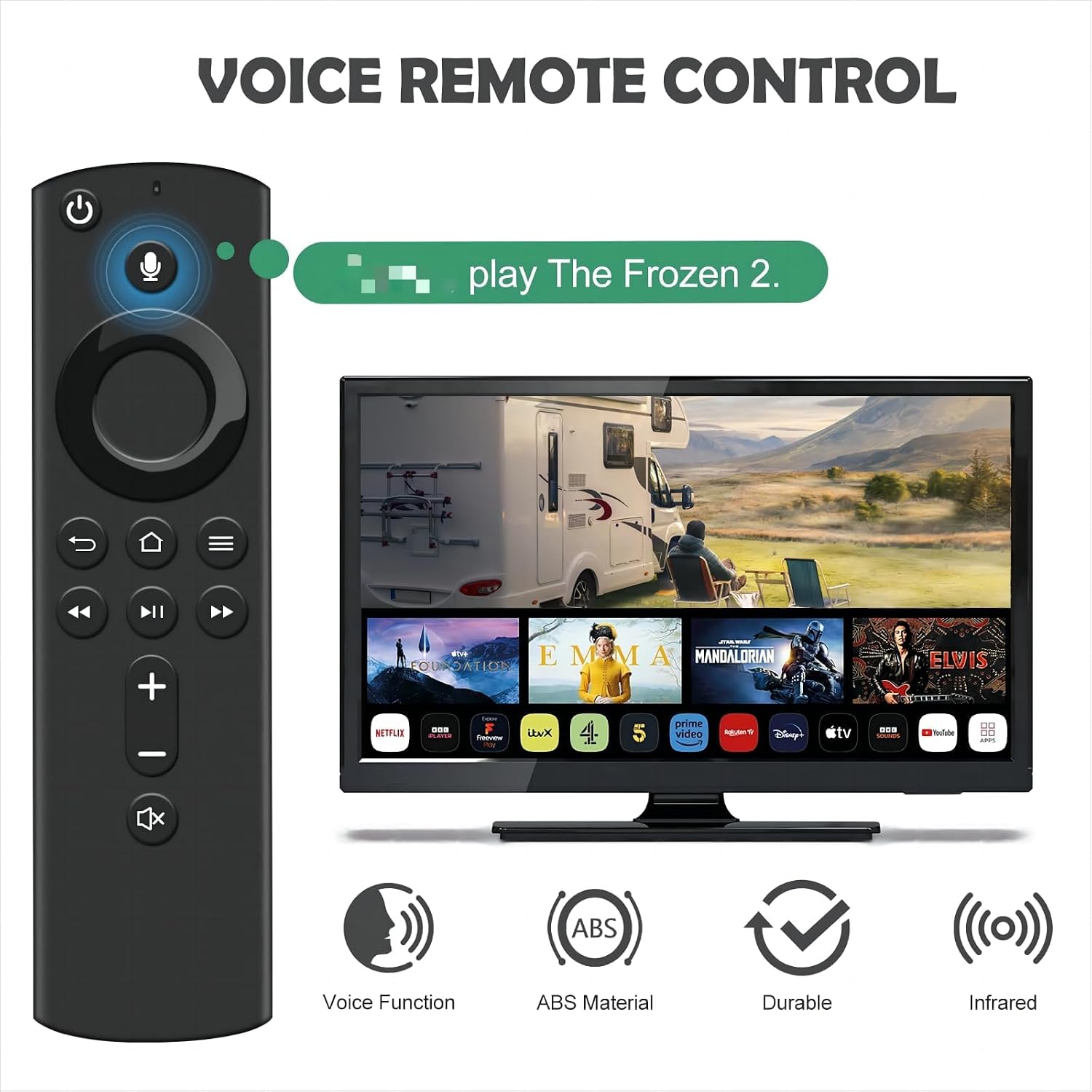 Detalle de Replacement Voice Remote 2nd Gen for AMZ Smart TVs