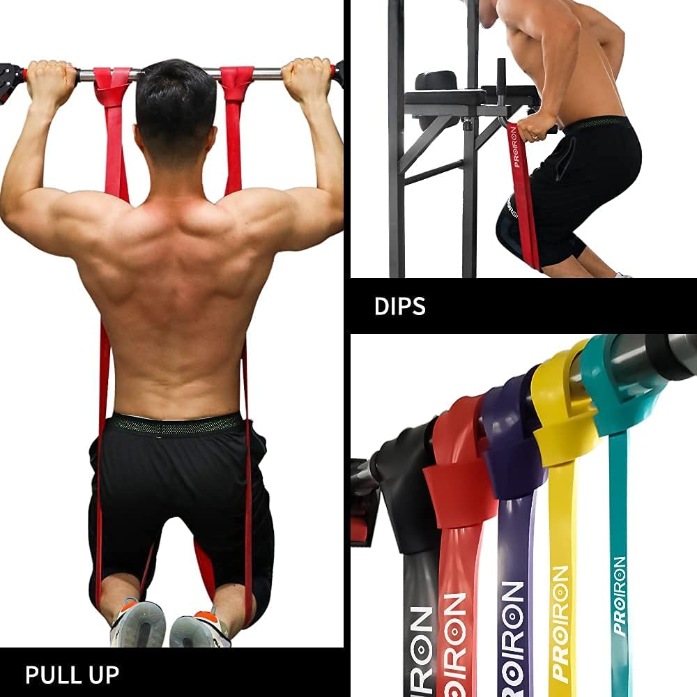 Detalle de PROIRON Resistance Bands & Pull Up Bands (Heavy Duty Latex Loop) – 2080mm long