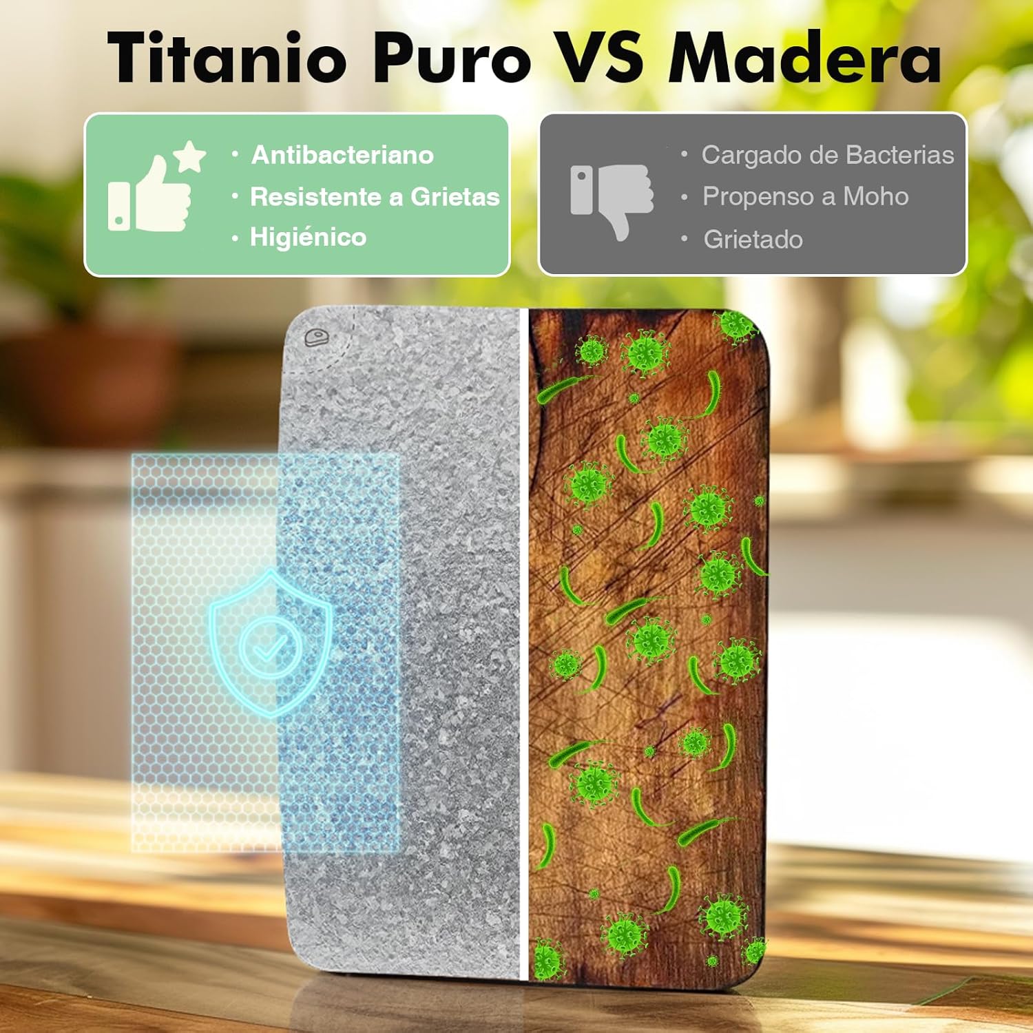 Thumbnail 3 de Tabla de cortar titanio 100% puro