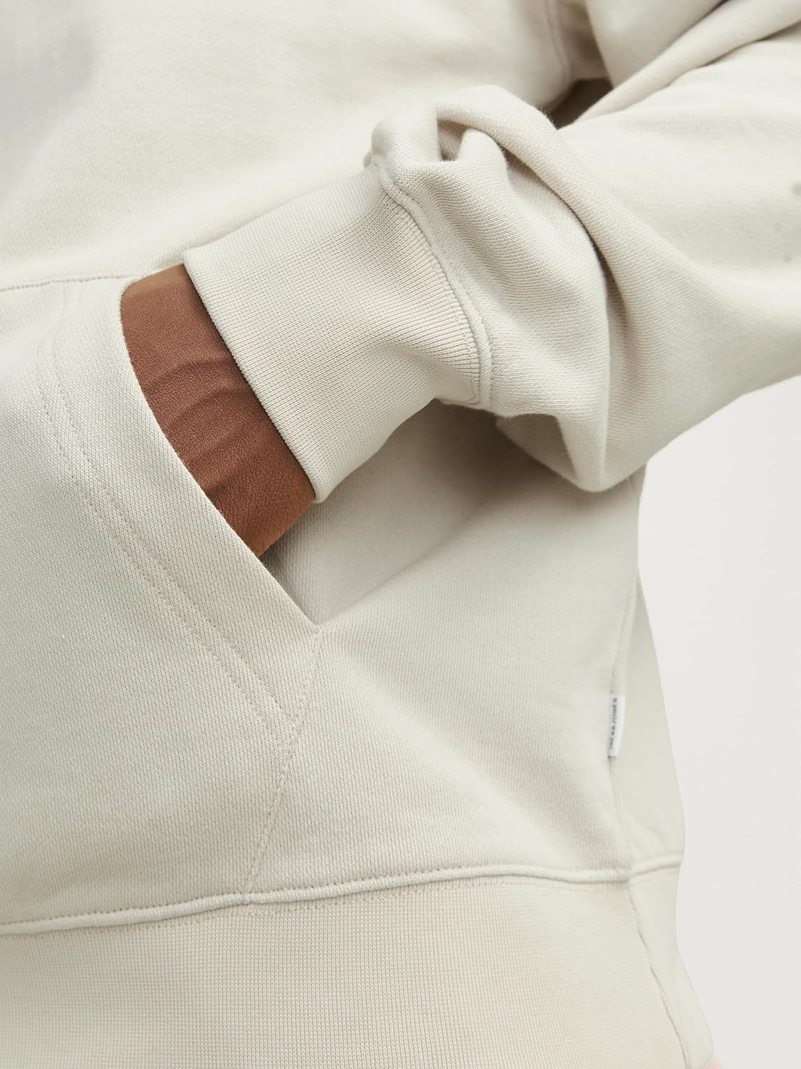Thumbnail 5 de Jack & Jones pull à capuche homme unicolore en coton et polyester