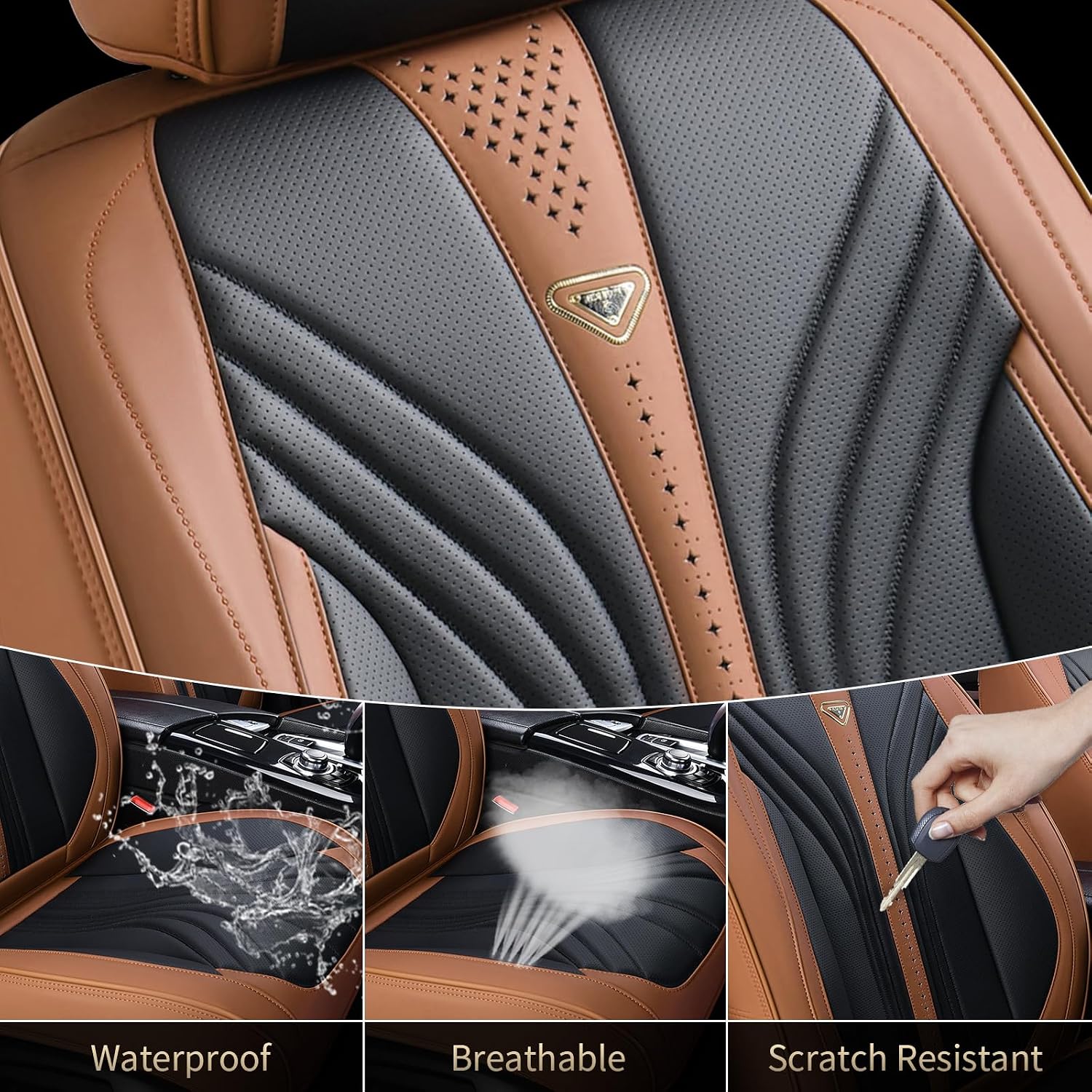 Detalle de FLORICH Front Seat Covers, 2-Piece