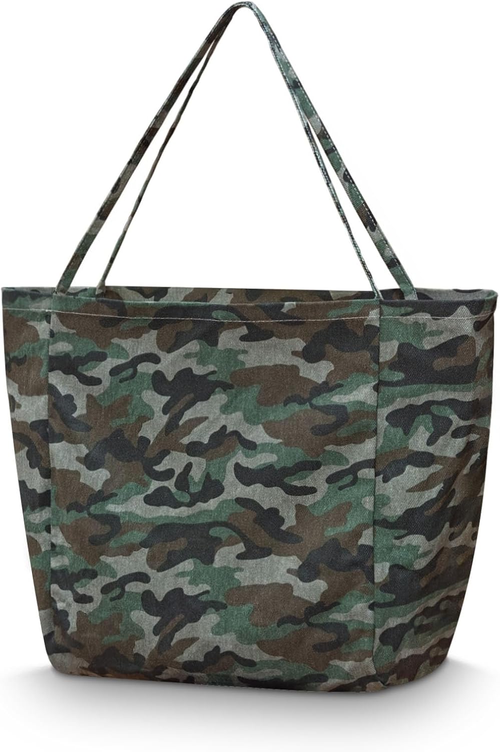 Detalle de Boziee große Shopper-Handtasche für Damen – Stoff-Umhängetasche mit Oxford-Gewebe