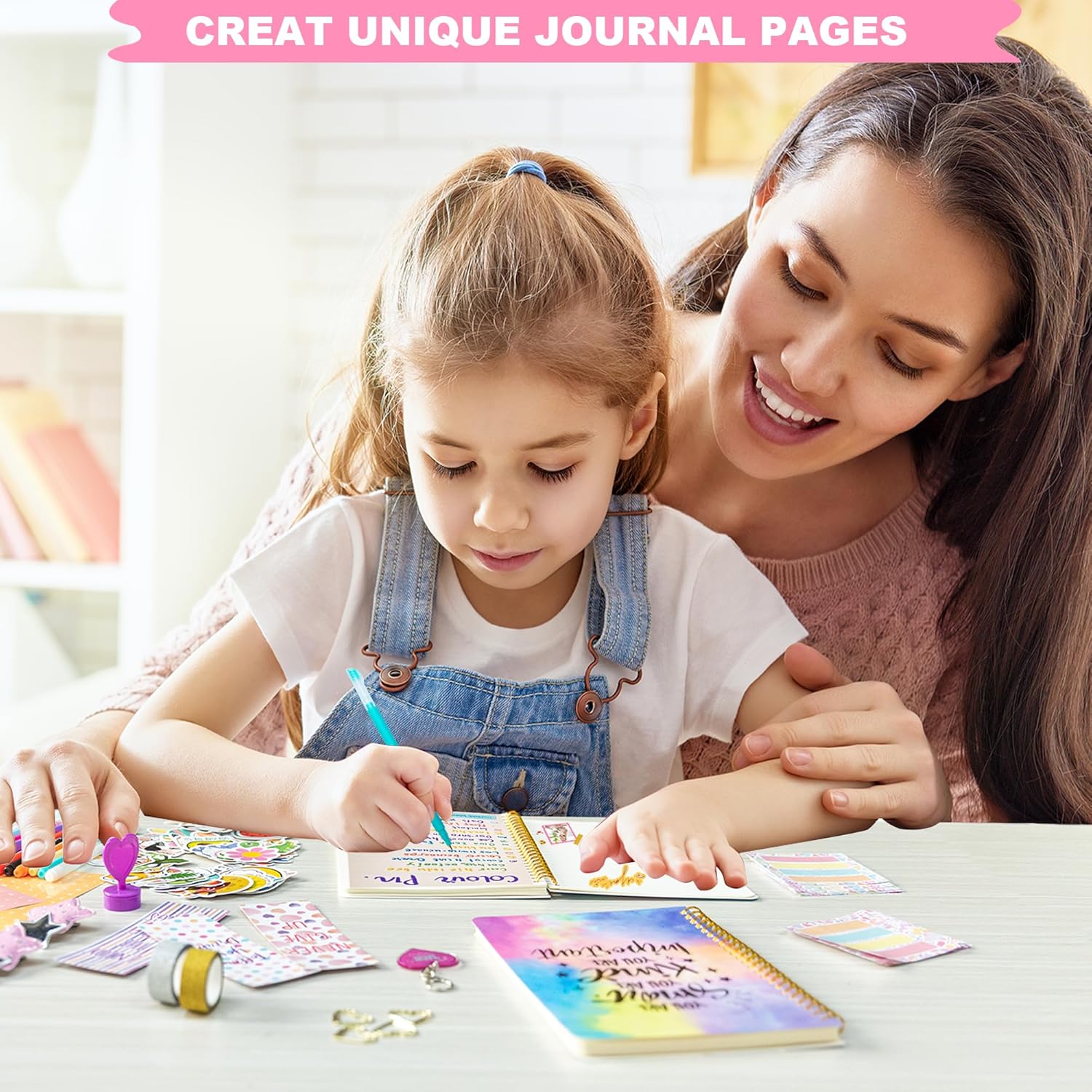 Thumbnail 2 de HoomTop journal kit 98 pieces for girls