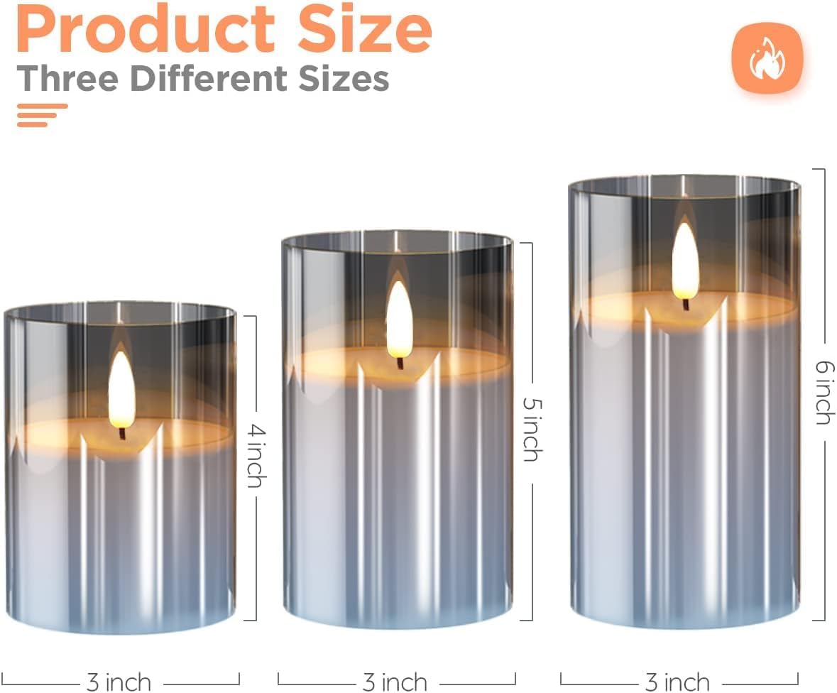 Detalle 2 de GTTFAE GTTFAE LED candles set of 3