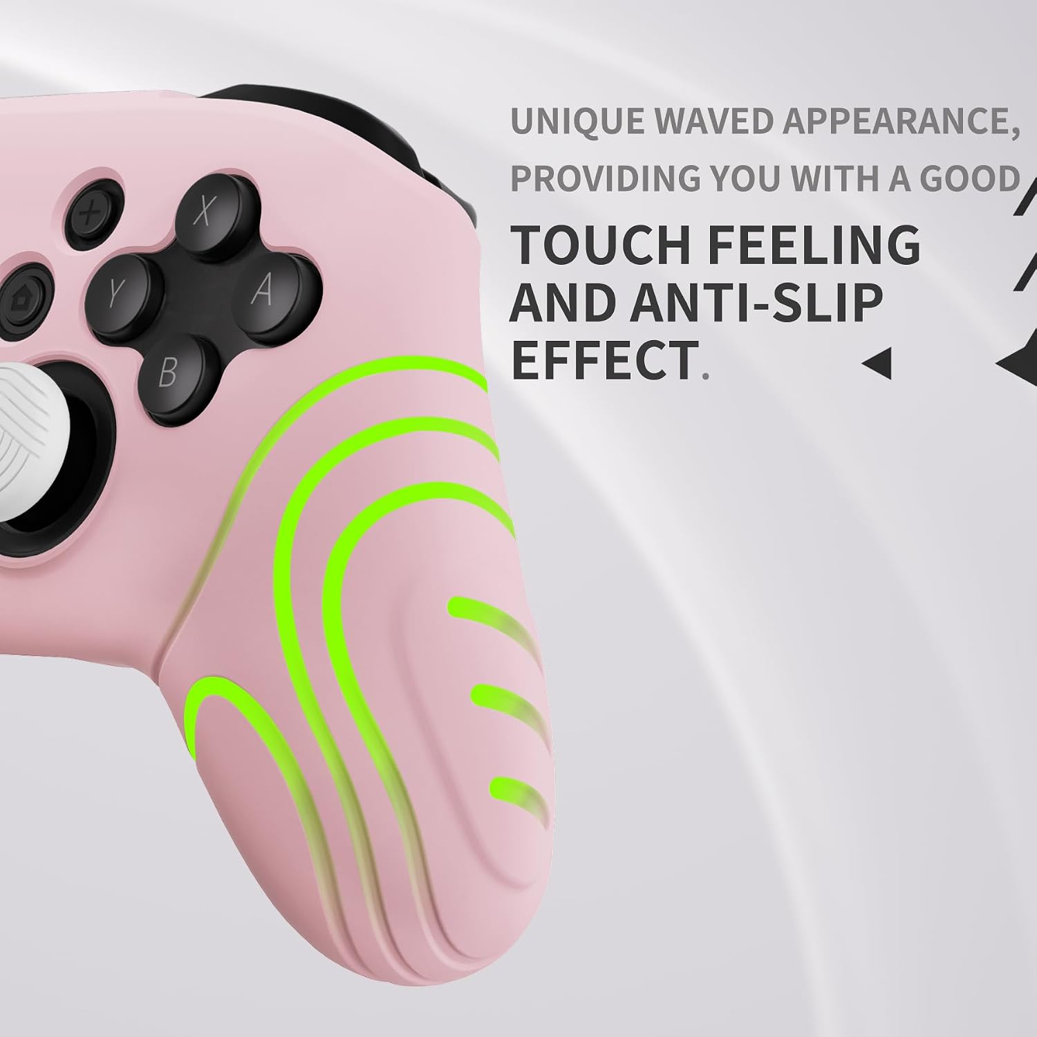 Detalle 2 de PlayVital Samurai Edition silicone case for Switch Pro