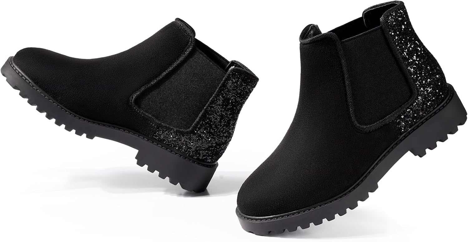Thumbnail 1 de HARVEST LAND Girls Boots: Ankle Boots with Zip, Cushioned Comfort and Glitter Glitter for Everyday Schoolwear