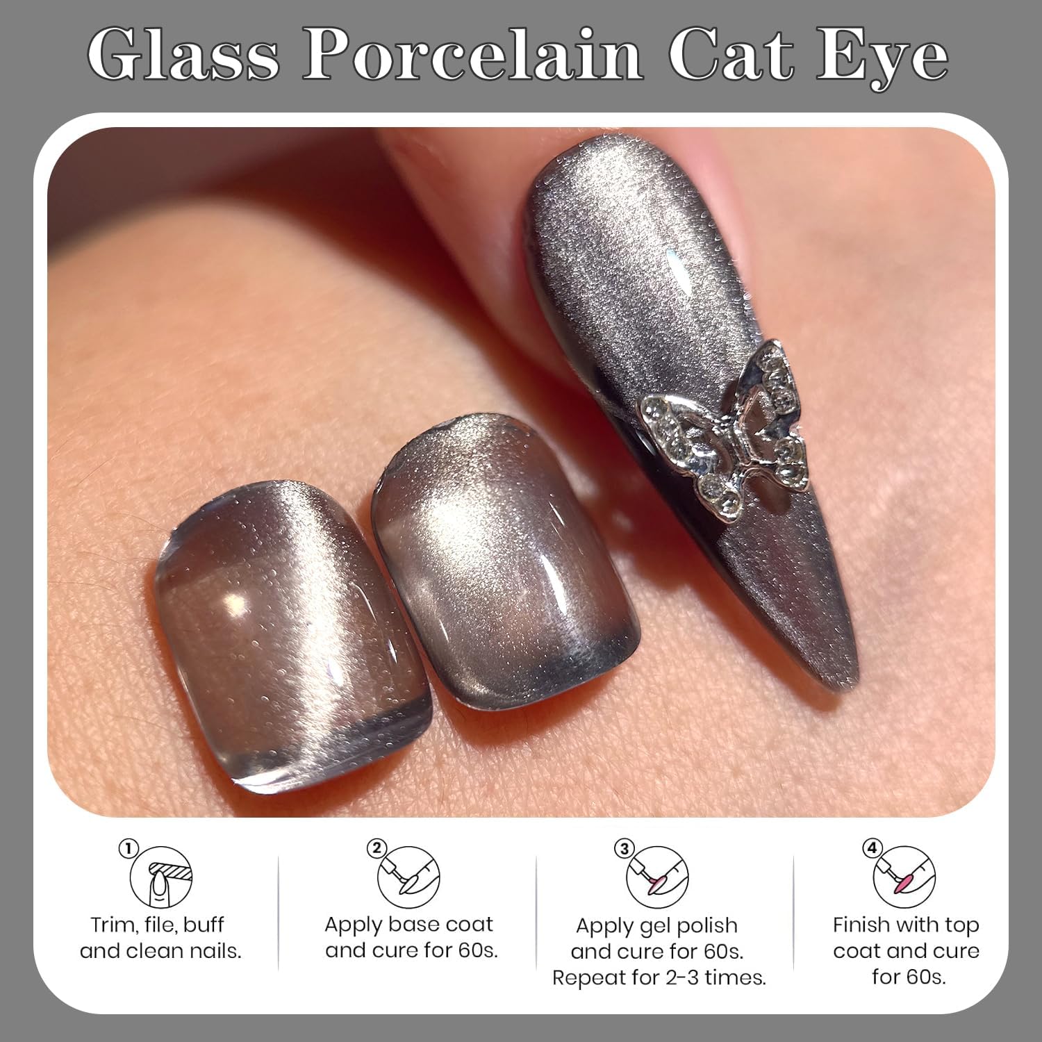 Thumbnail 2 de Gel semipermanente cat eye 3D, 15 ml