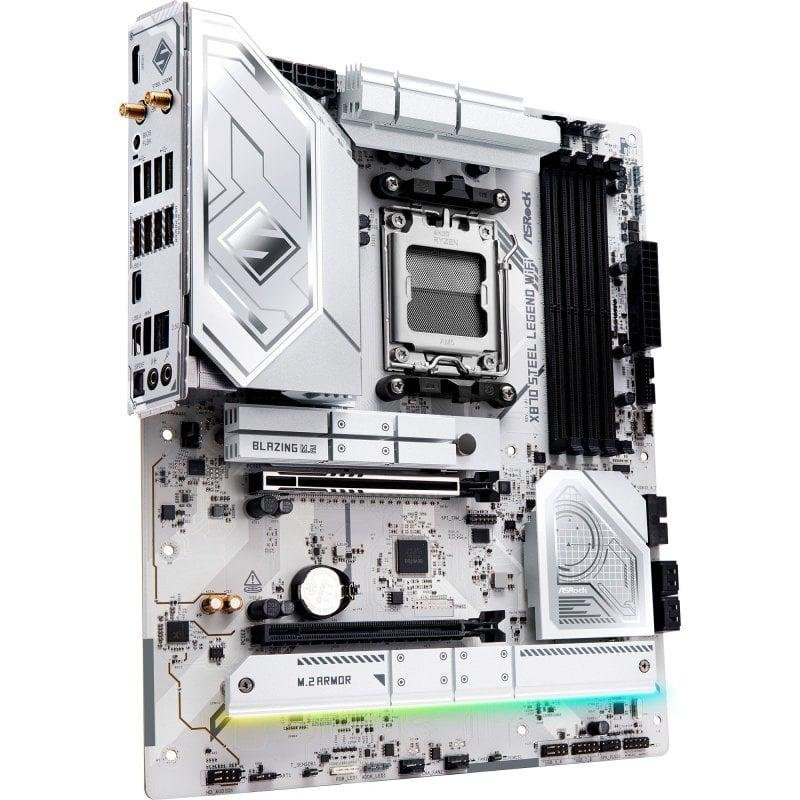 Detalle 2 de ASRock X870 STEEL LEGEND WiFi: placa base robusta para gaming y productividad