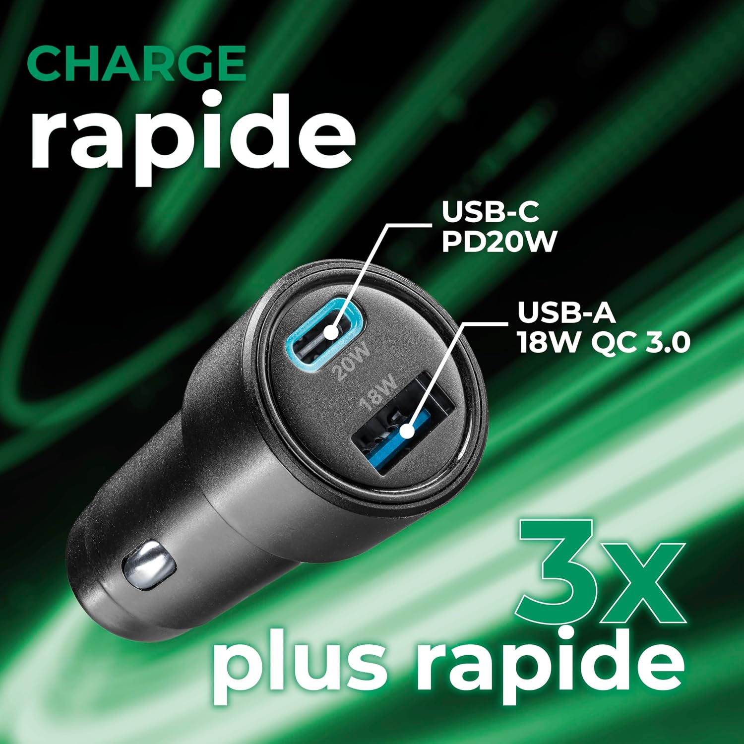 Thumbnail 1 de Teknoll Chargeur Rapide 20 W USB‑C et USB