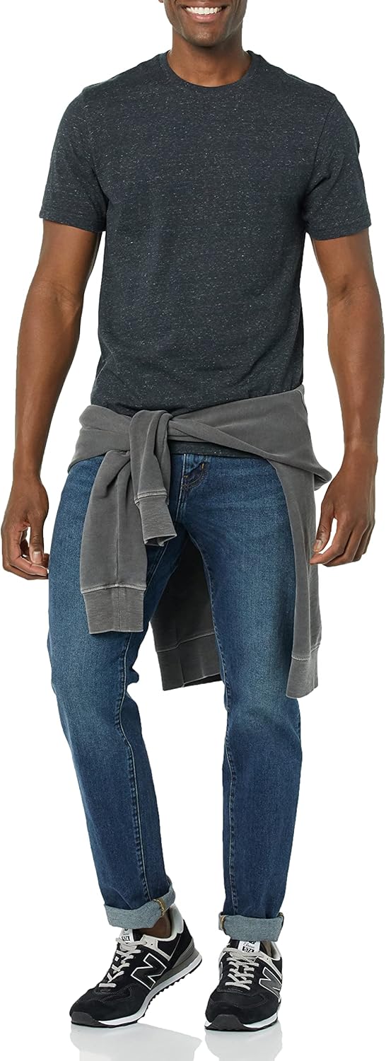Detalle de Amazon Essentials Men's Cotton Regular-Fit Short-Sleeve Crewneck T-Shirt