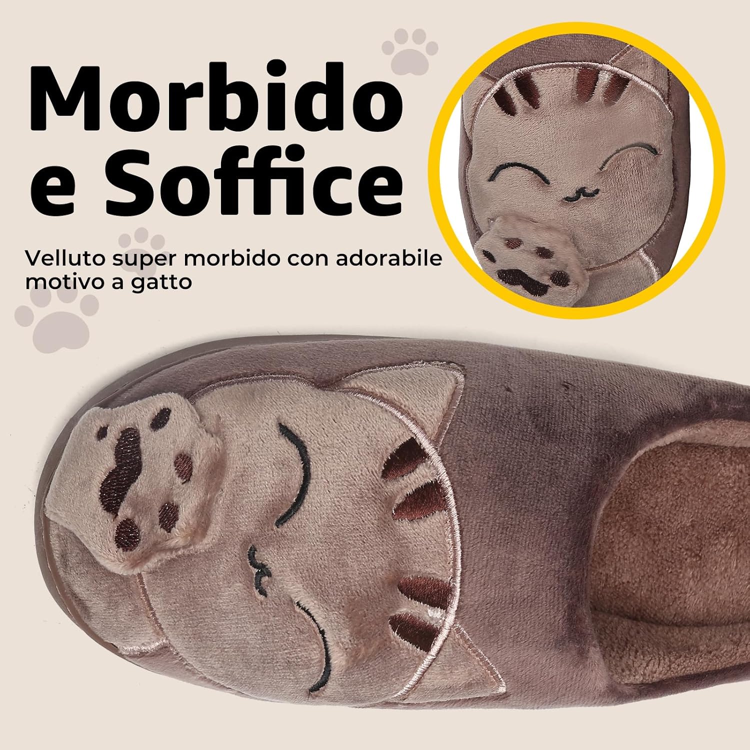 Detalle 2 de Mishansha Ciabatte invernali comode