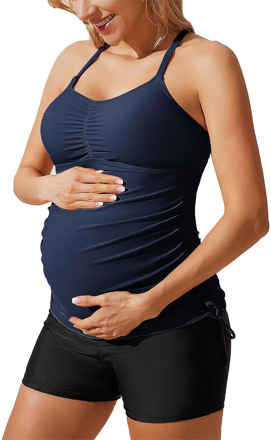 Detalle de Umstandsbadeanzug Tankini Fashion Ultra Soft Badeanzug 🤰