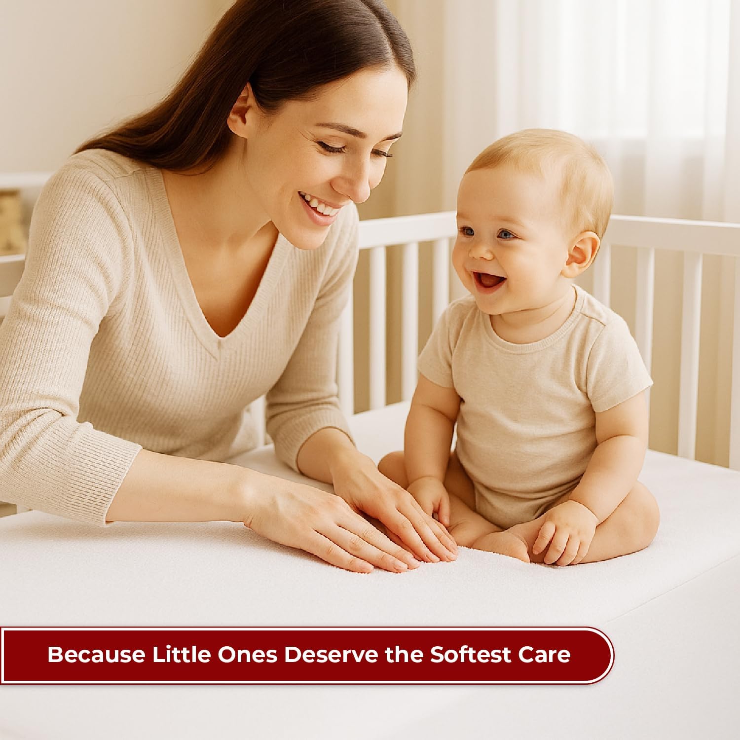 Thumbnail 4 de Crib mattress protector 2 pack, 50x85cm