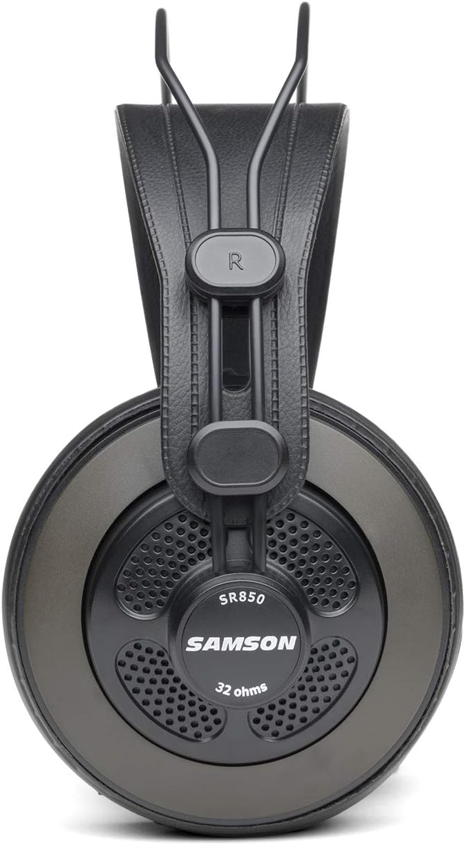 Thumbnail 2 de Samson SR850 casque traditionnel filaire noir (jack 3,5 mm) avec adaptateur 6,35 mm