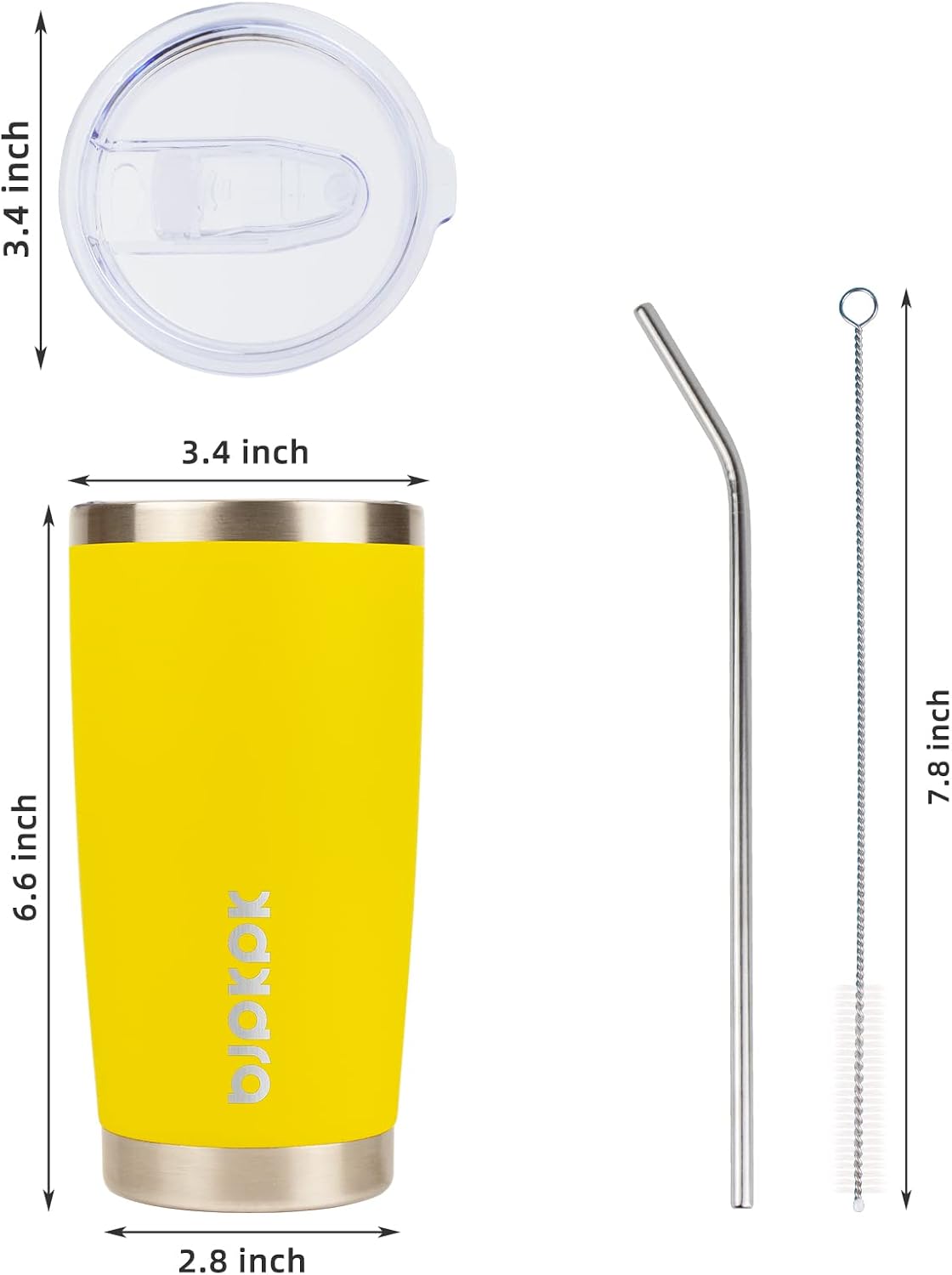 Detalle de BJPKPK Insulated Tumbler 20 oz