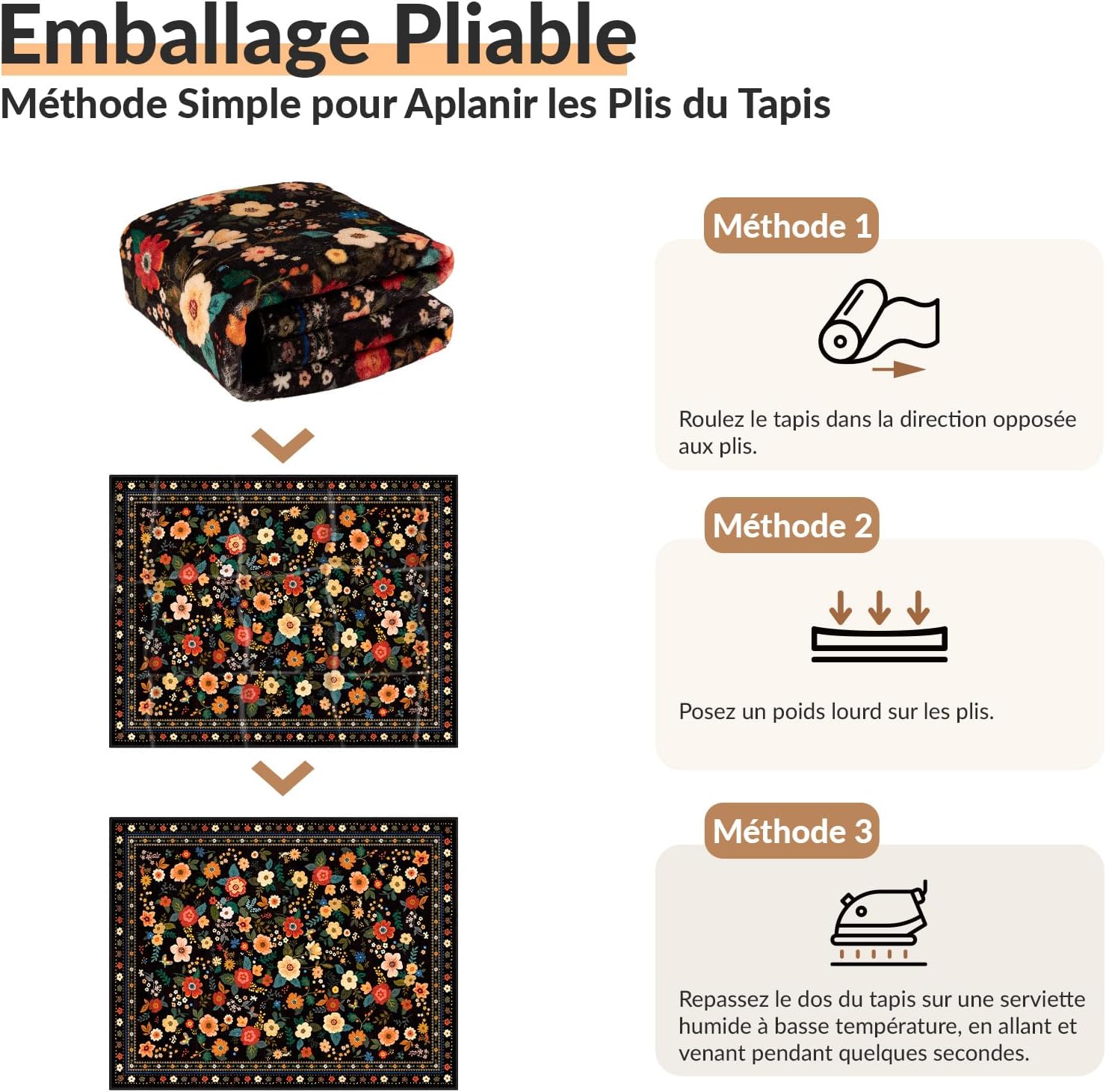 Detalle 2 de Tapis lavable INOVADAY 90x150