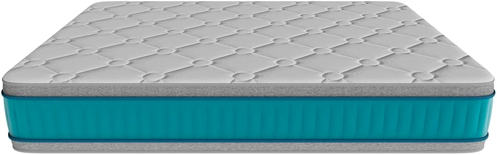 Detalle 1 de Cecotec Colchón Híbrido Flow 8990, 135x190, Visco y Muelles
