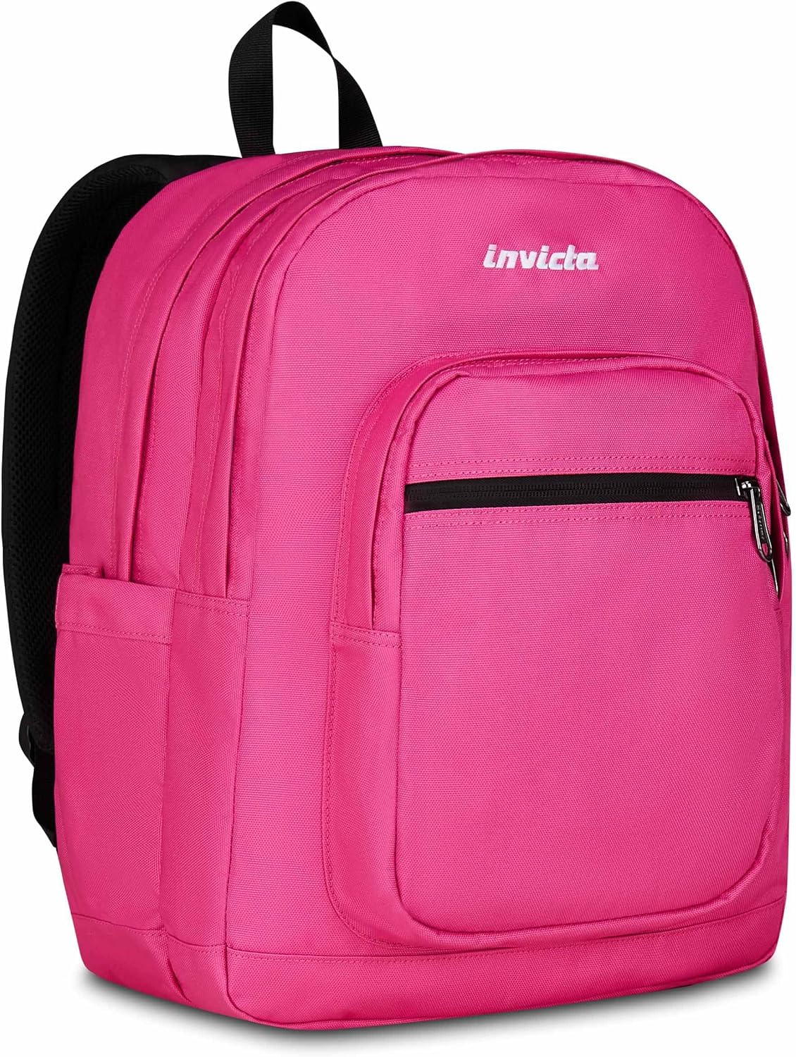Detalle de Invicta Jelek Zaino Scuola 34 L Rosa, con scomparto PC 14" e tasche porta borraccia