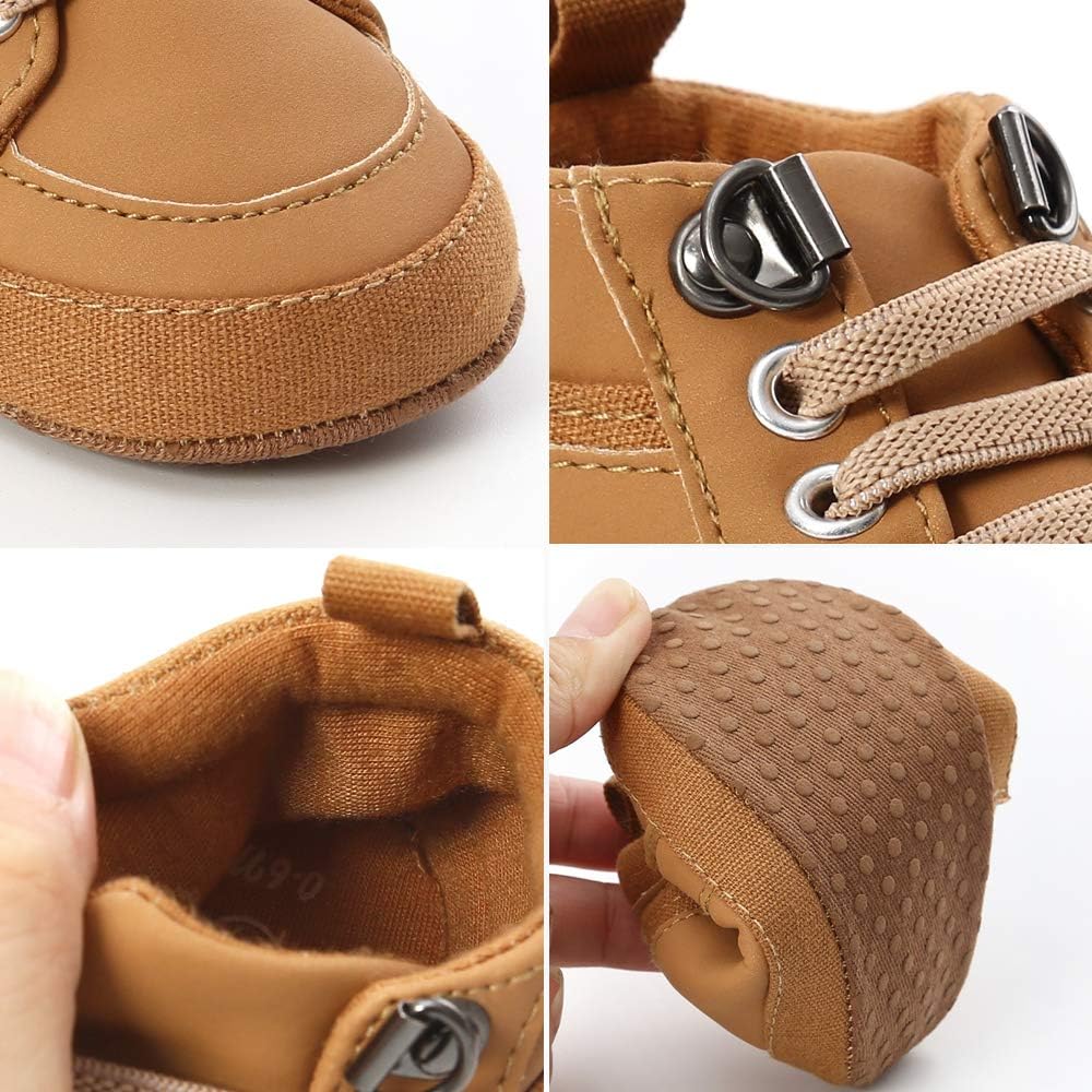 Thumbnail 5 de RVROVIC Baby First Walkers Anti-Slip Sneakers & Soft Ankle Boots