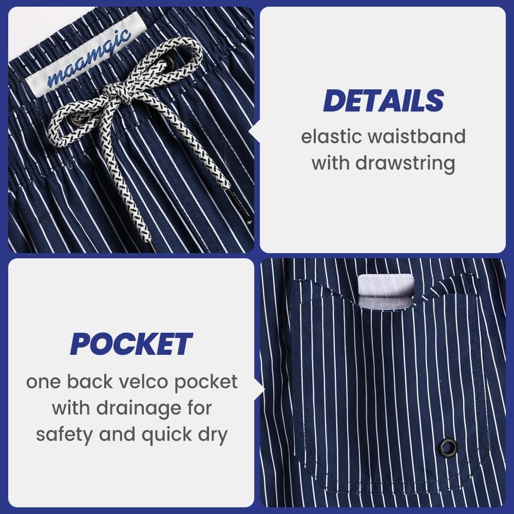 Thumbnail 2 de MaaMgic Men's Quick Dry Swimming Trunks