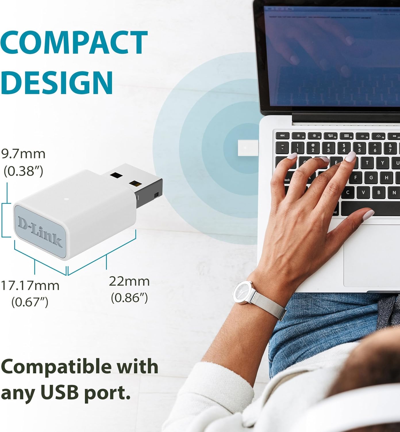 Thumbnail 2 de D-Link AC1300 USB WiFi Adapter 2.4/5GHz 📡