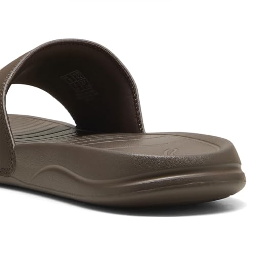 Detalle 2 de PUMA Popcat 20 Slide - Sandalias unisex bronce Alpine Snow (4 UK, 37 EU)