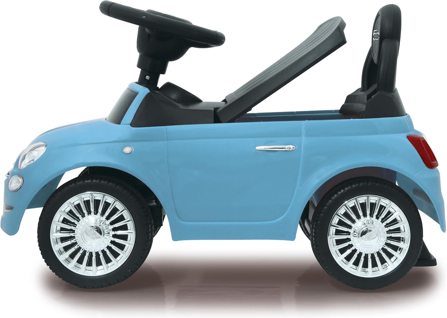 Detalle 1 de Jamara 460327 Fiat 500 – niebieski jeździk z bagażnikiem i dźwiękami
