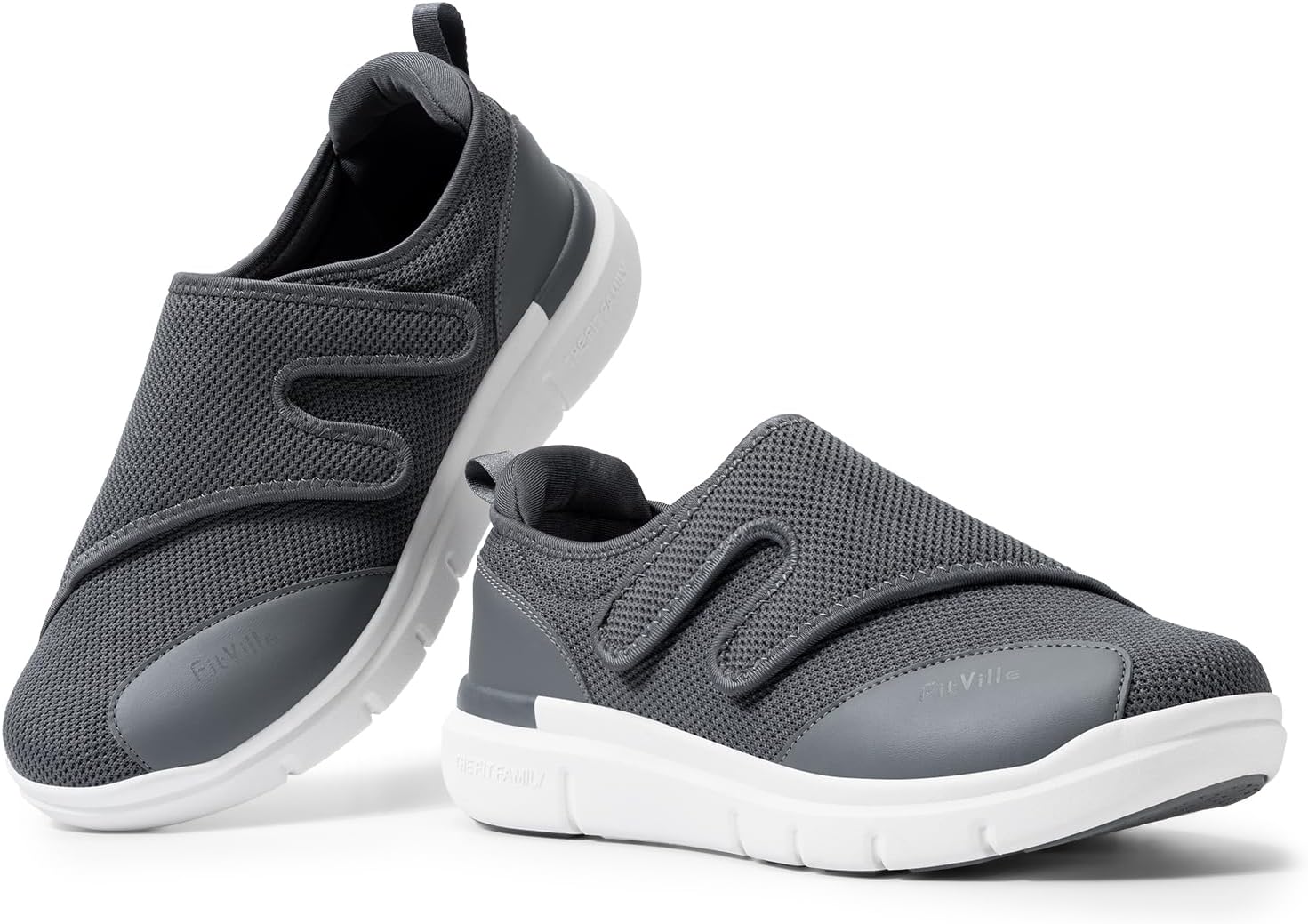 Thumbnail 6 de FitVille Scarpe Diabetici da Uomo Extra Large: comfort e supporto per piedi gonfi e neuropatia