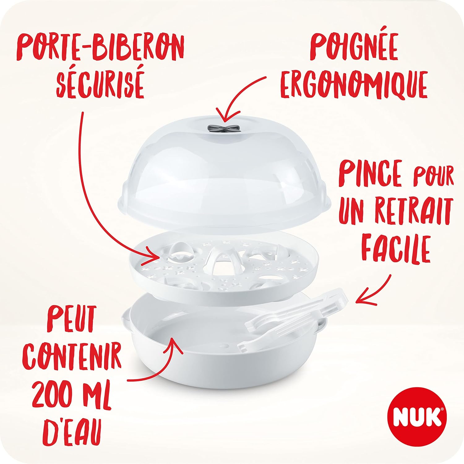 Thumbnail 4 de NUK Micro Express Plus stérilisateur micro-ondes 4 min