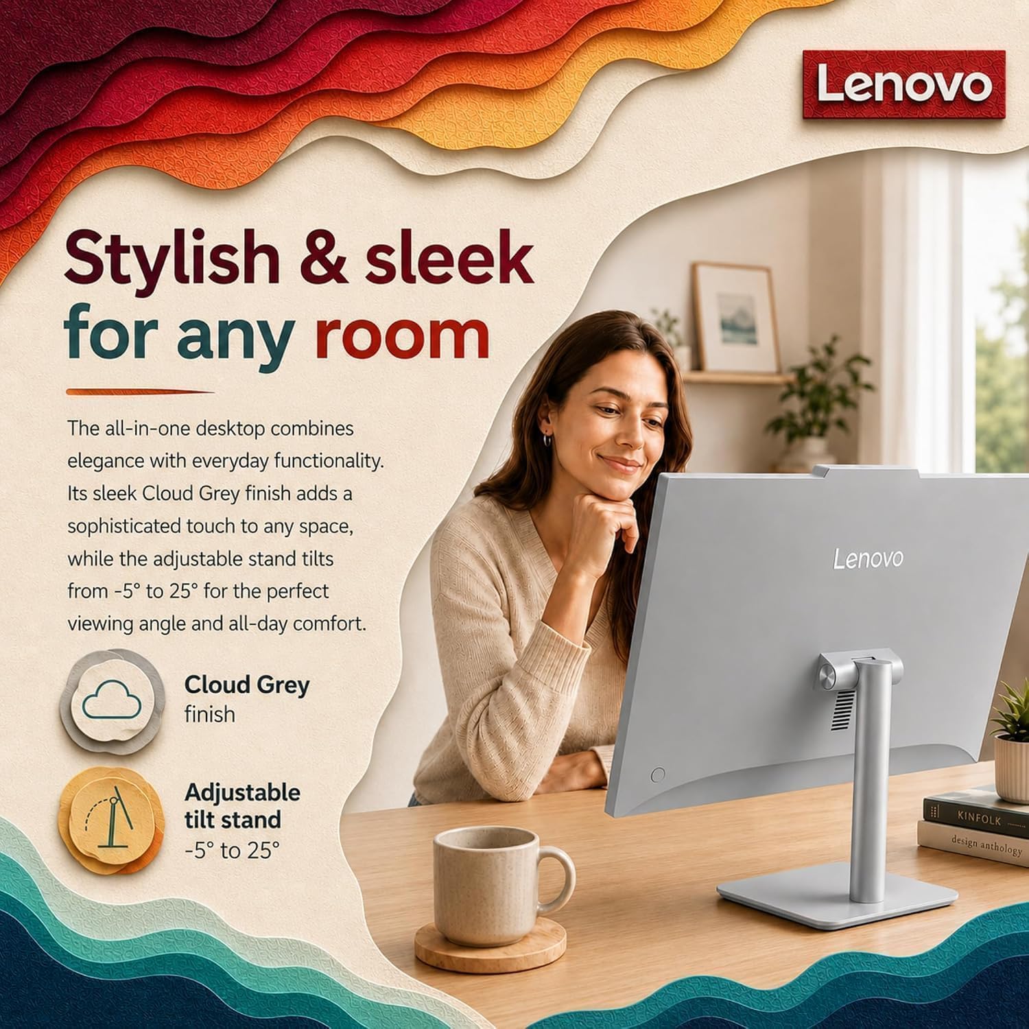 Detalle 2 de Lenovo all-in-one desktop with 16GB RAM
