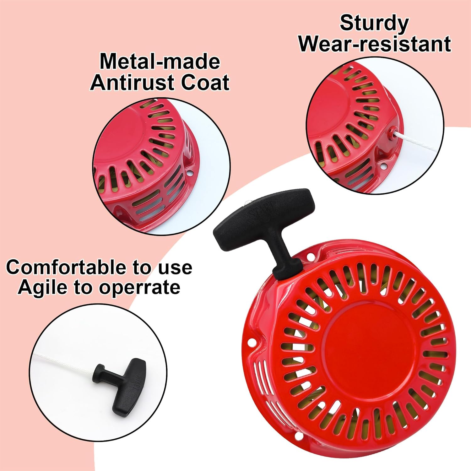 Detalle de Strongthium GX160/GX200 Pull Start Recoil Starter Assembly