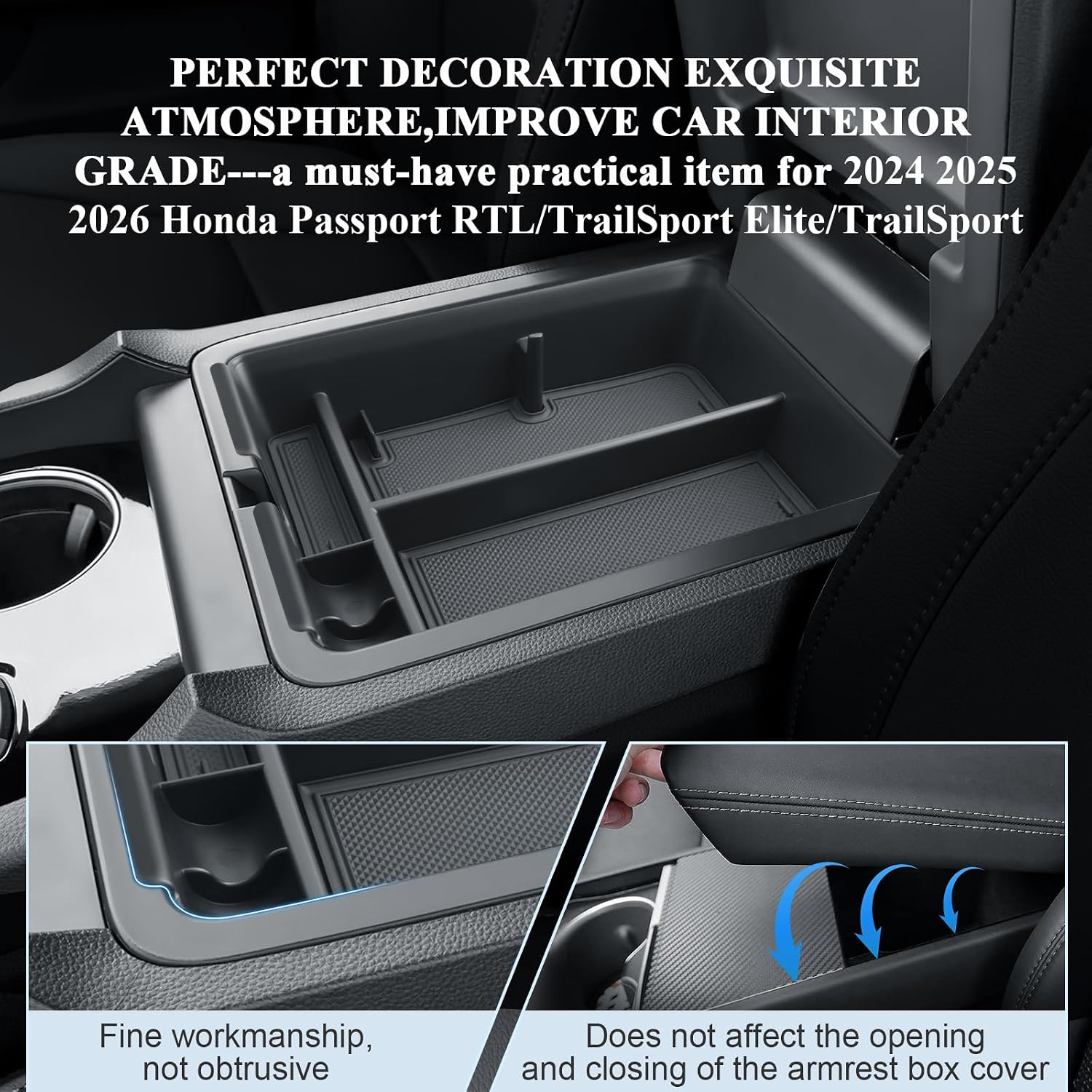Thumbnail 6 de BIBIBO centre console organizer for 2026 Honda Passport