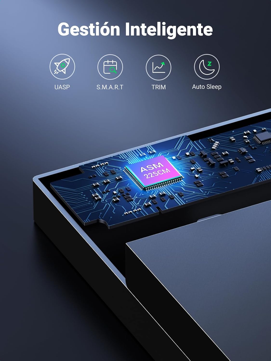 Thumbnail 3 de UGREEN Carcasa SATA SSD 3.5" 20TB, almacenamiento rápido 🚀