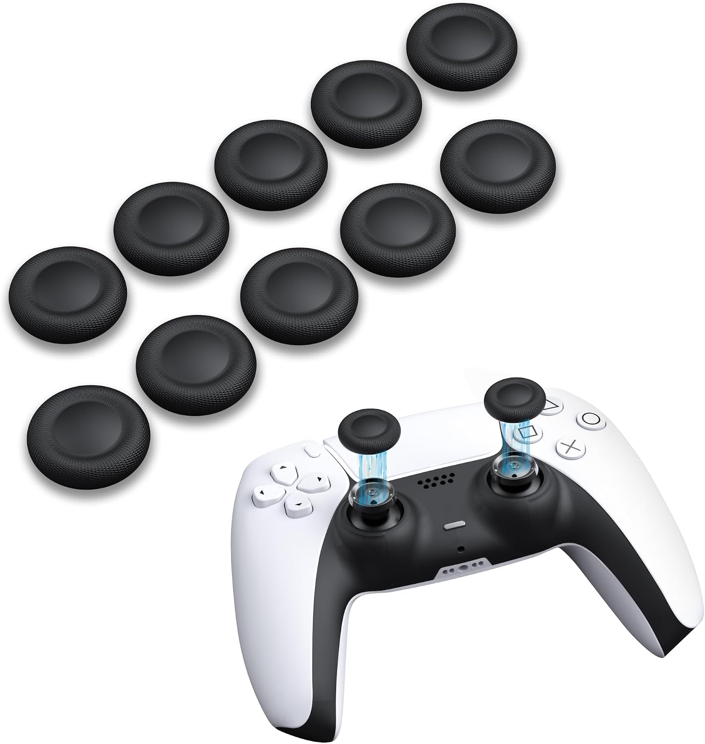 Detalle de NEWDERY Joystick Grip Caps 10pcs