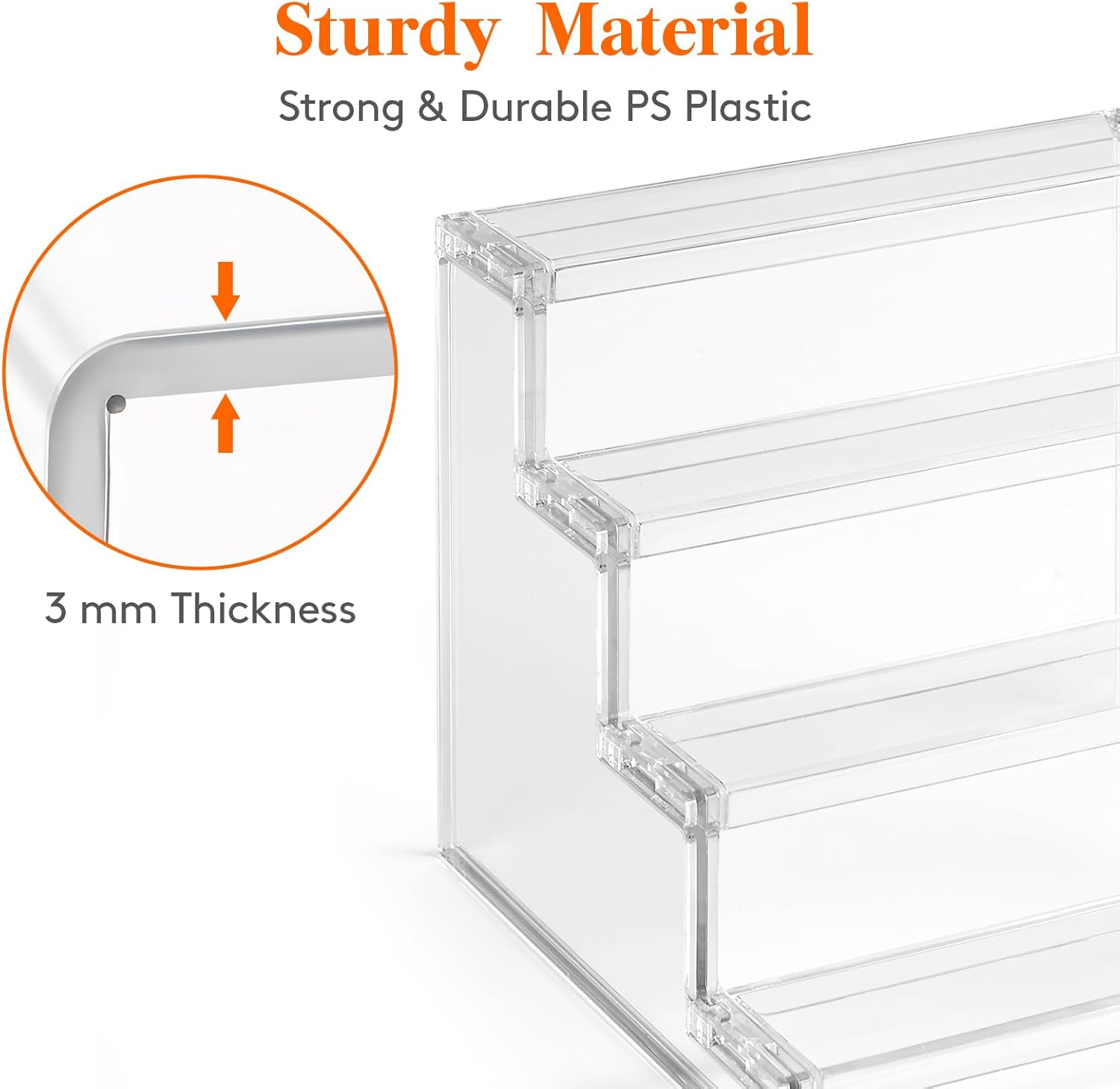 Thumbnail 5 de Lifewit Perfume Organizer Clear Cologne Cupcake Stand (Tool-Free Assembly) for Vanity & Counter Storage